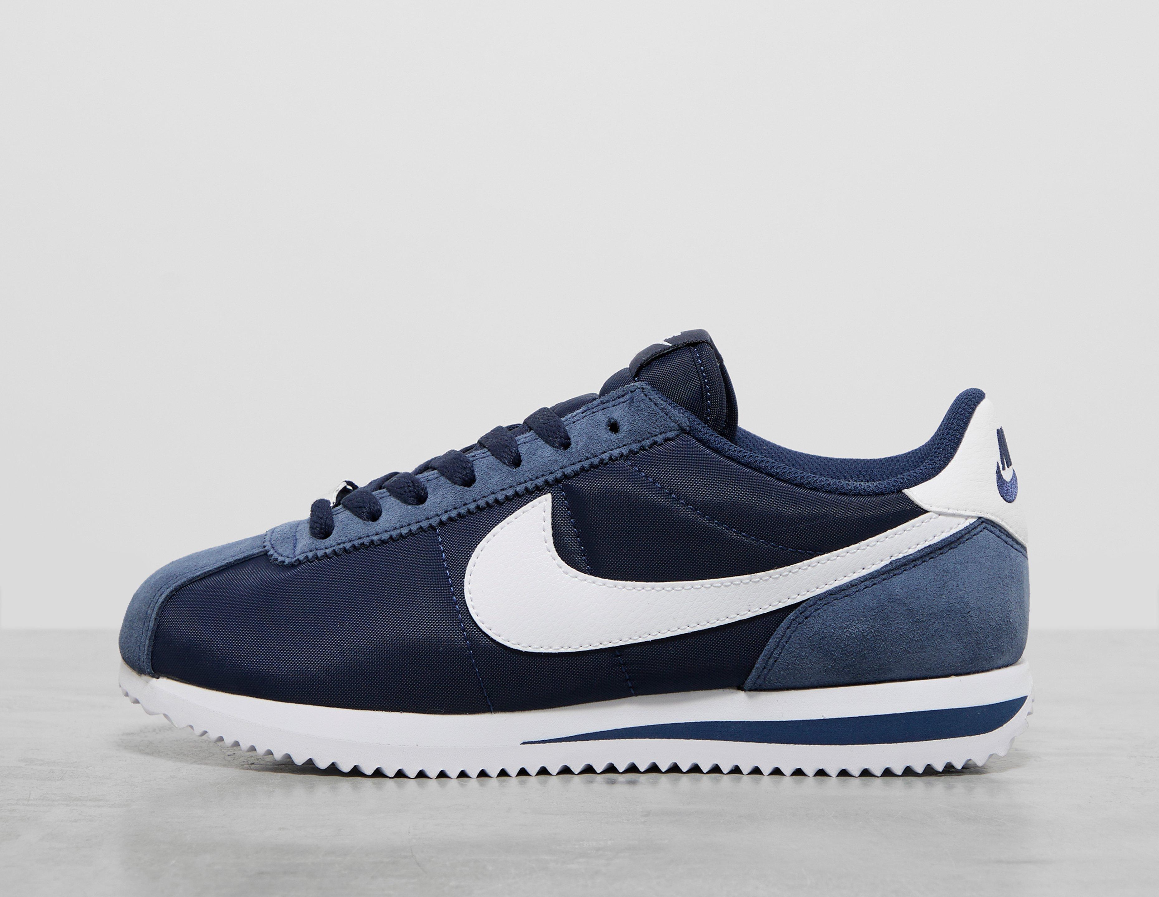 Nike classic cortez nylon sales navy