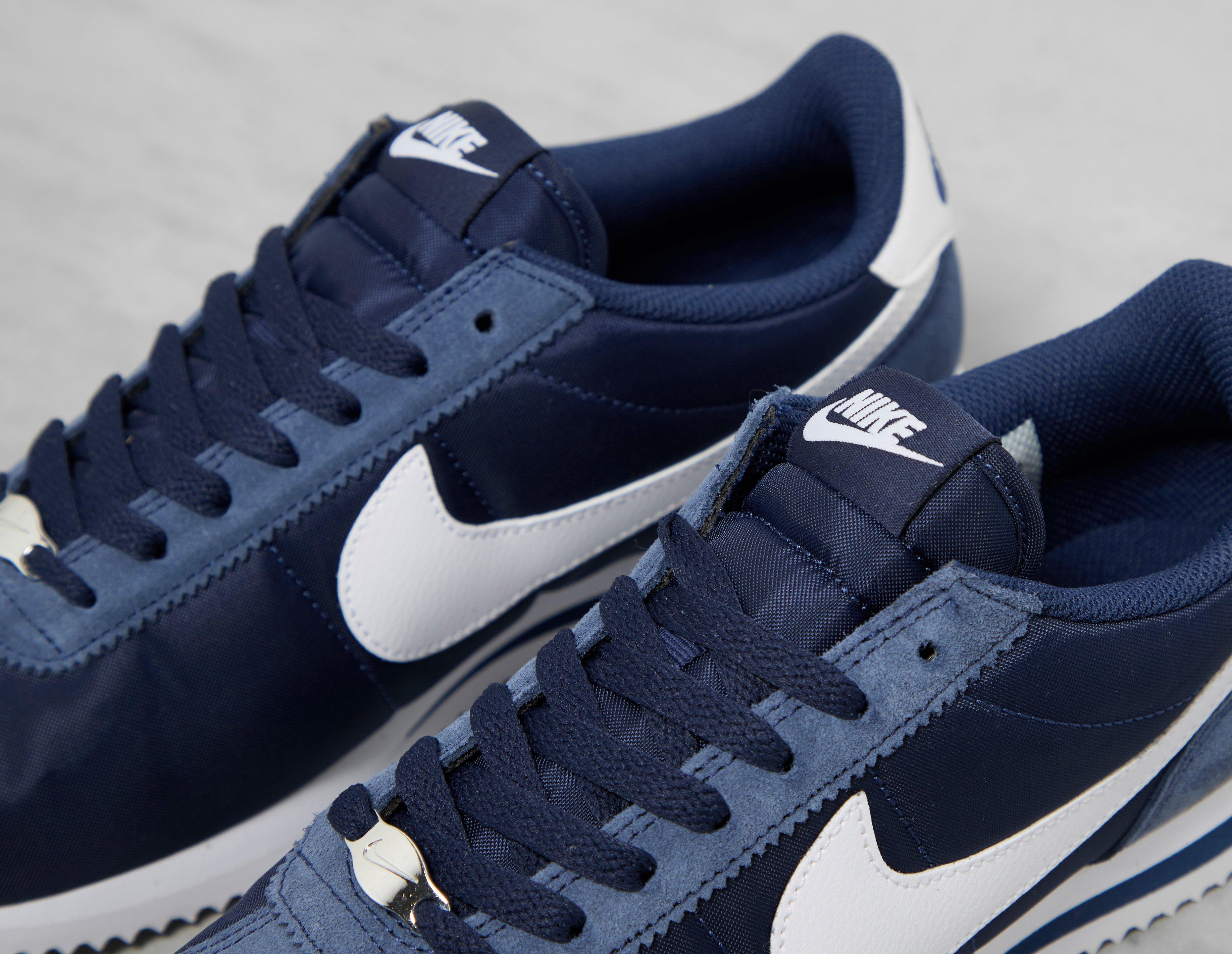 Nike cortez navy store suede