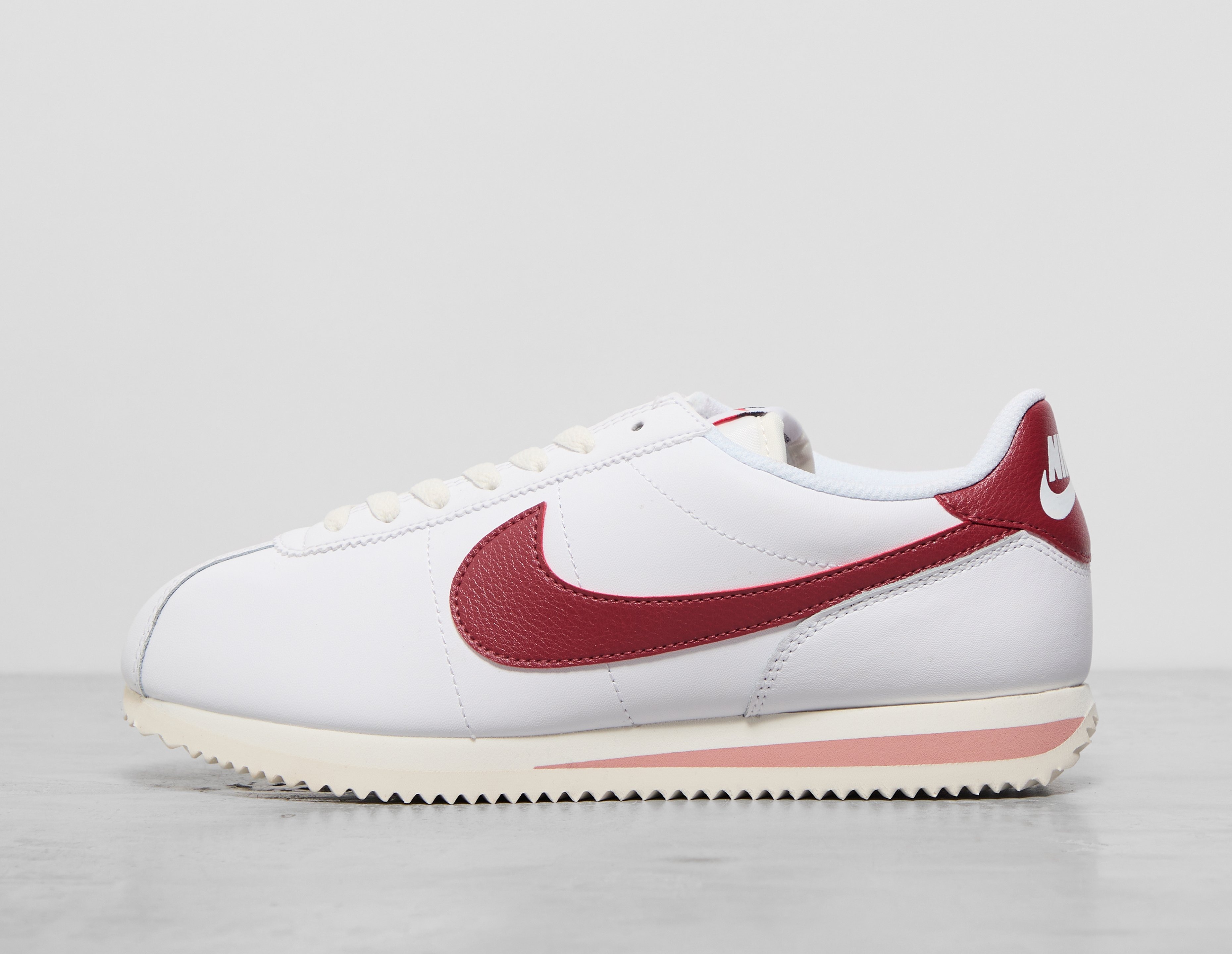 all white nike cortez womens