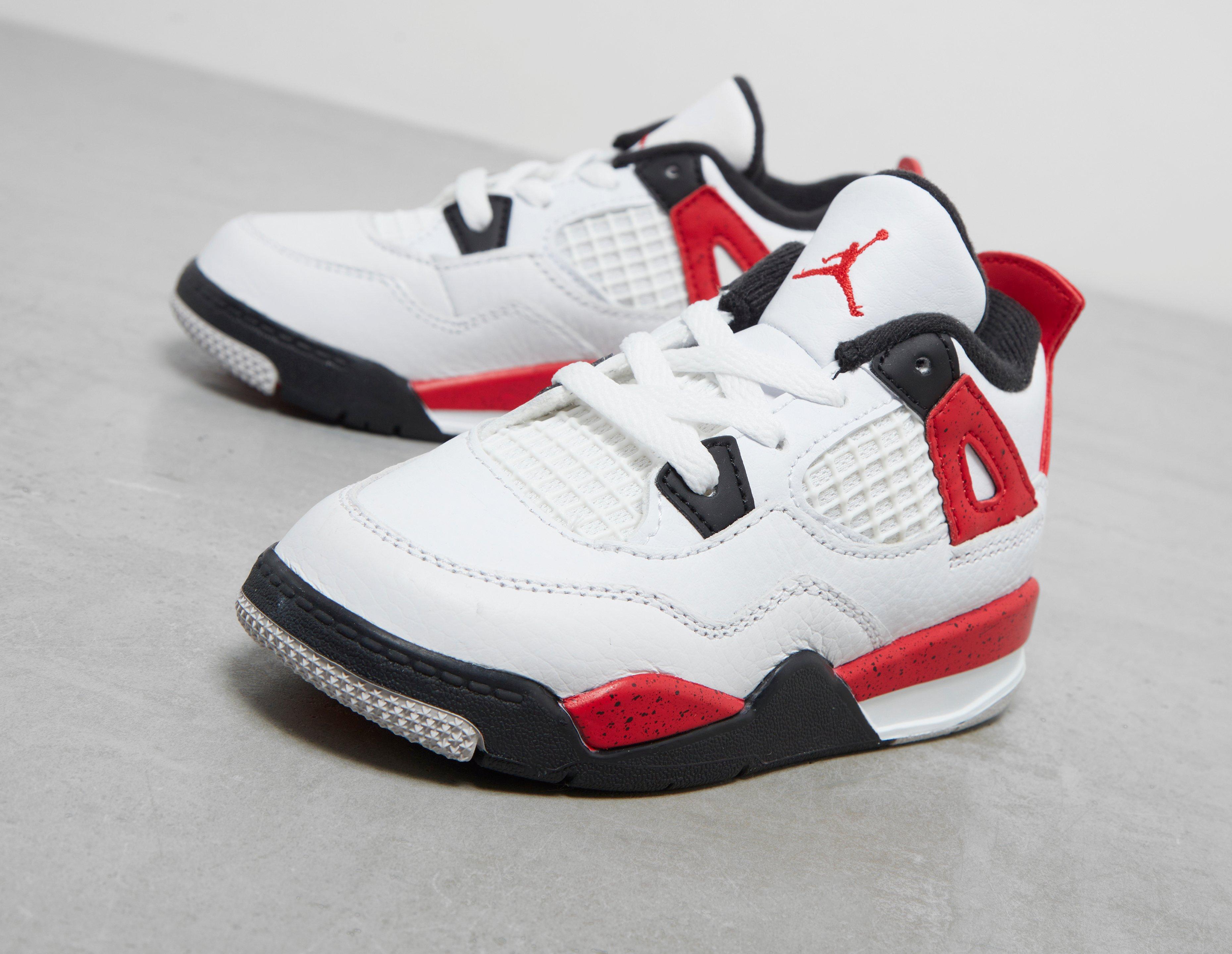 White Jordan Air 4 Retro Infant | Detailed Look at the PSNY