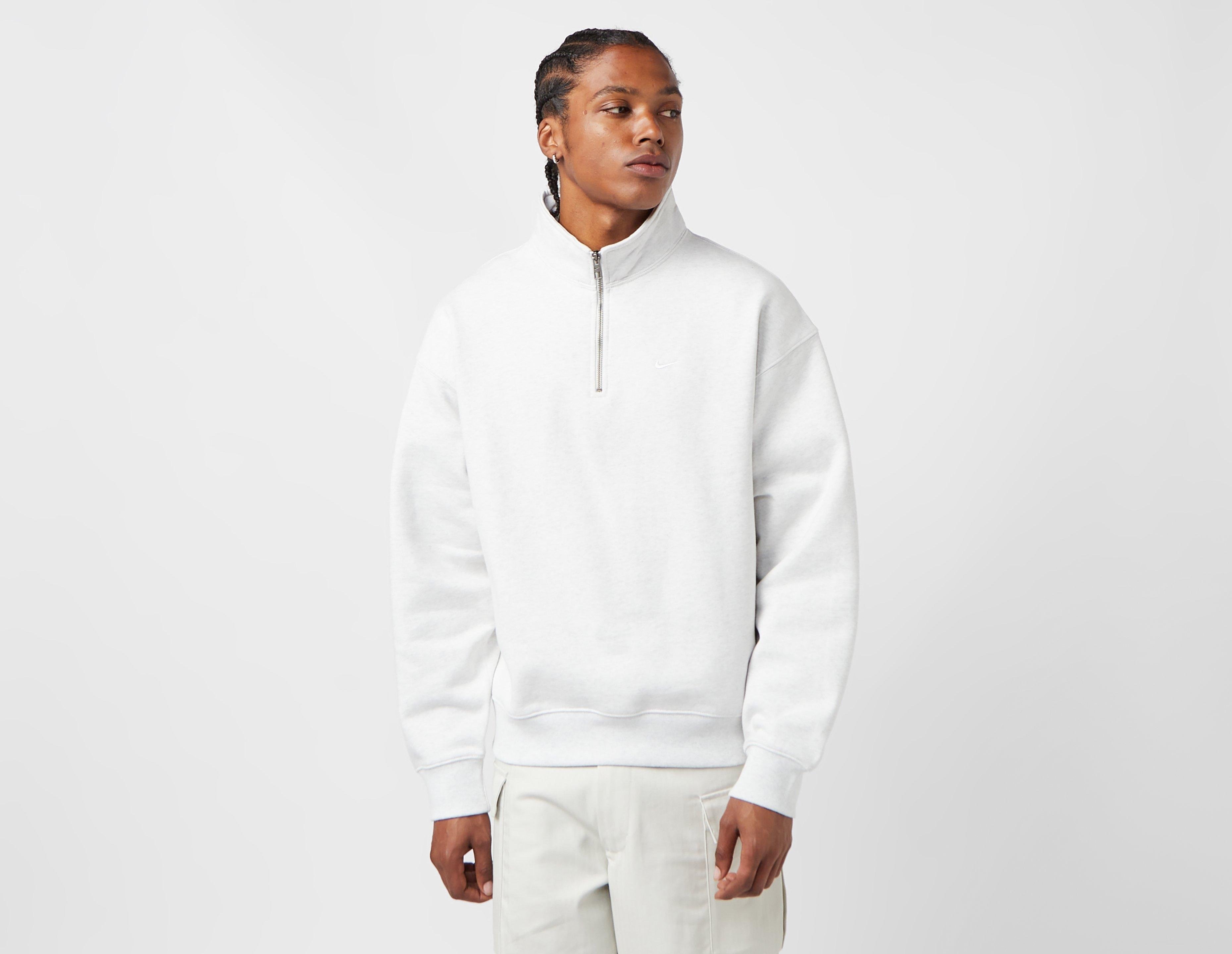 Grey Nike NRG Premium Essentials Quarter Zip Sweatshirt Footpatrol