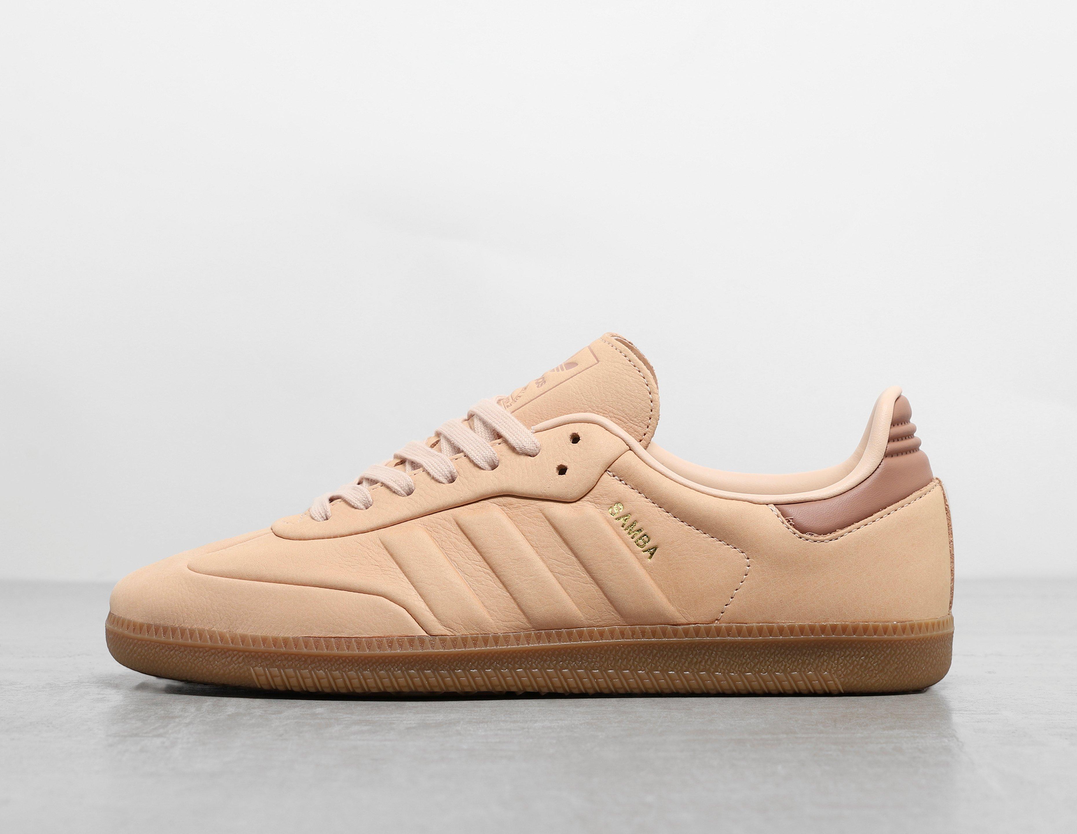 Adidas samba pink on sale white