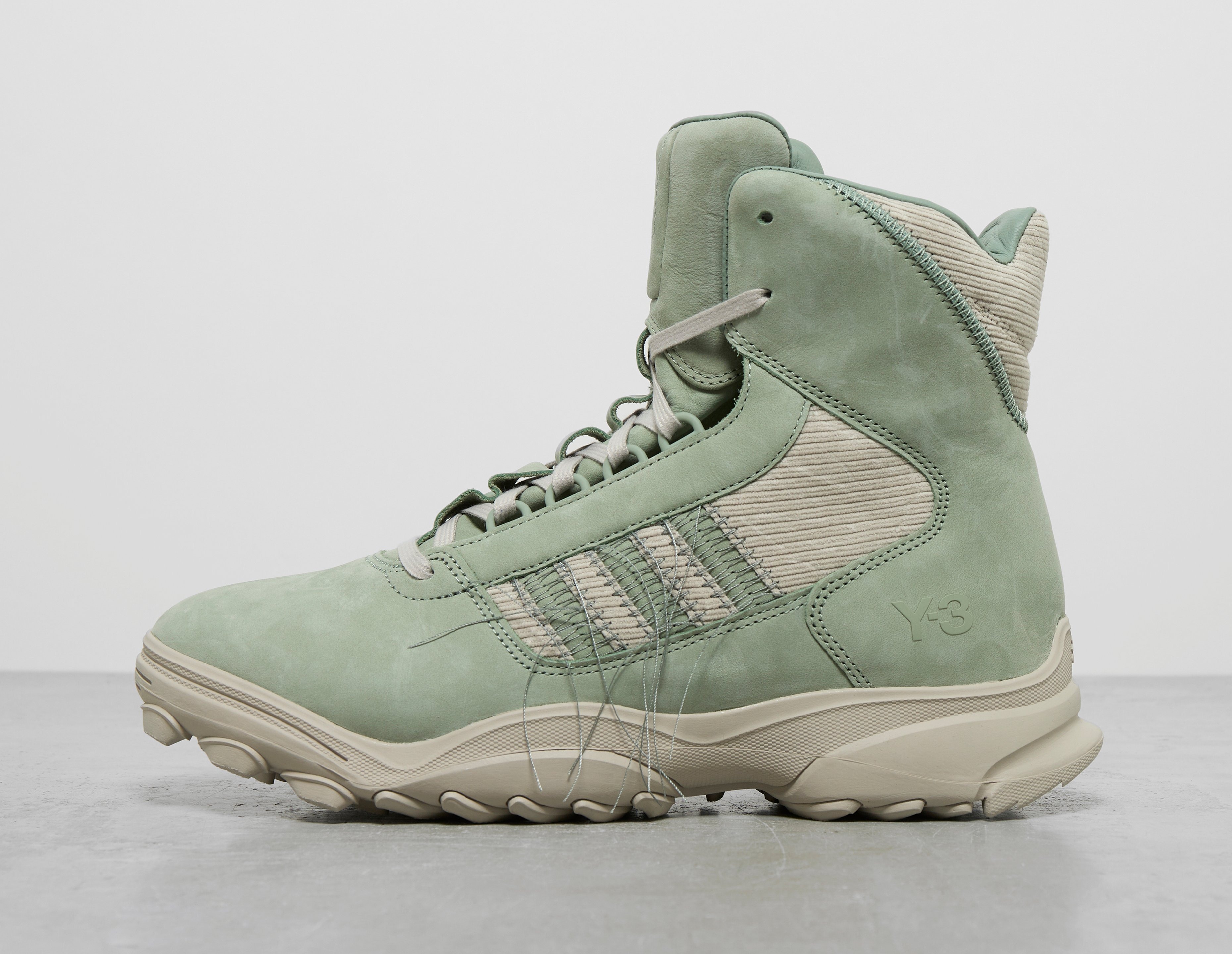 Green adidas Originals Y 3 GSG9 BOOT Footpatrol