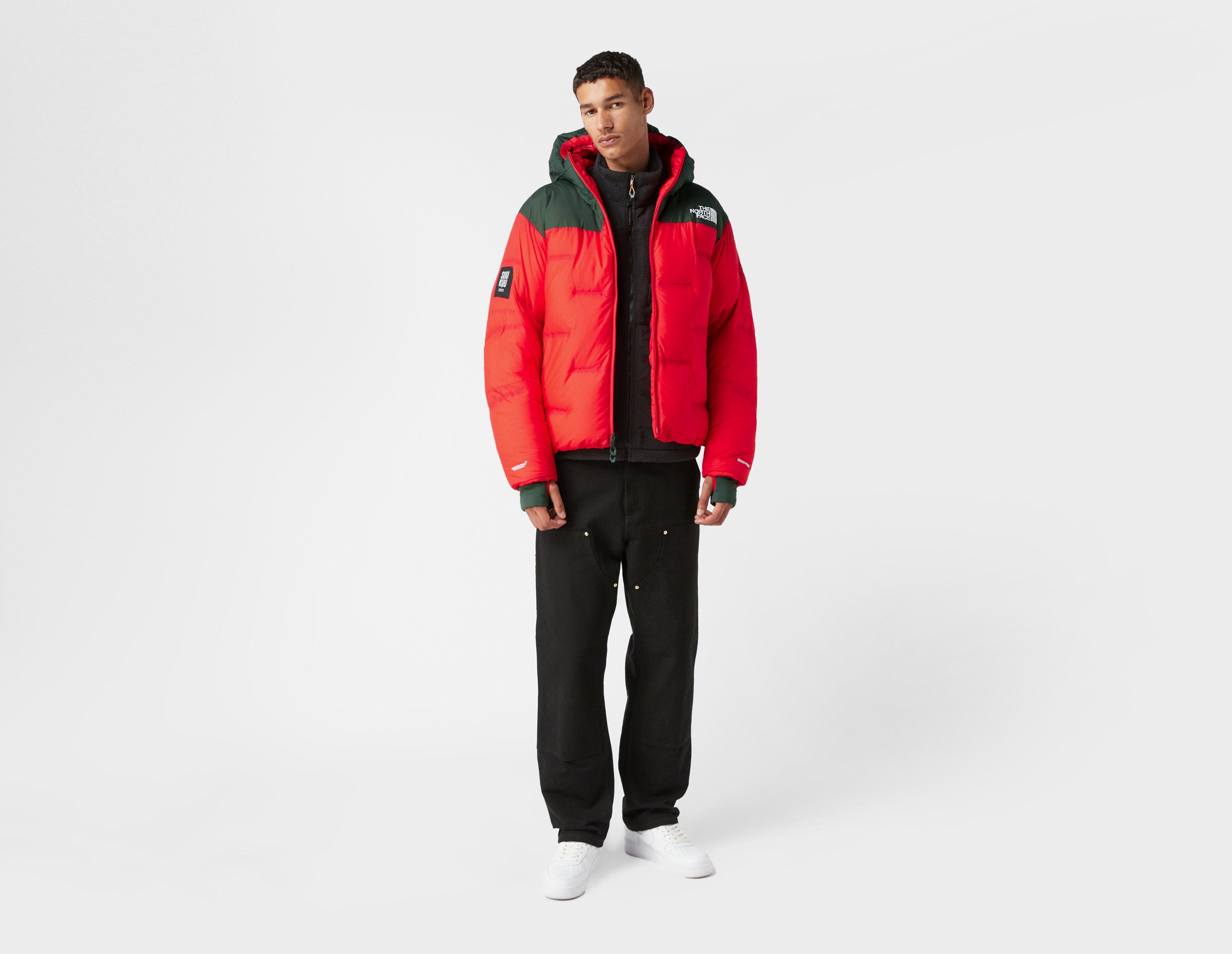 Red Nupste hooded Cloud down coat, The North Face x Undercover