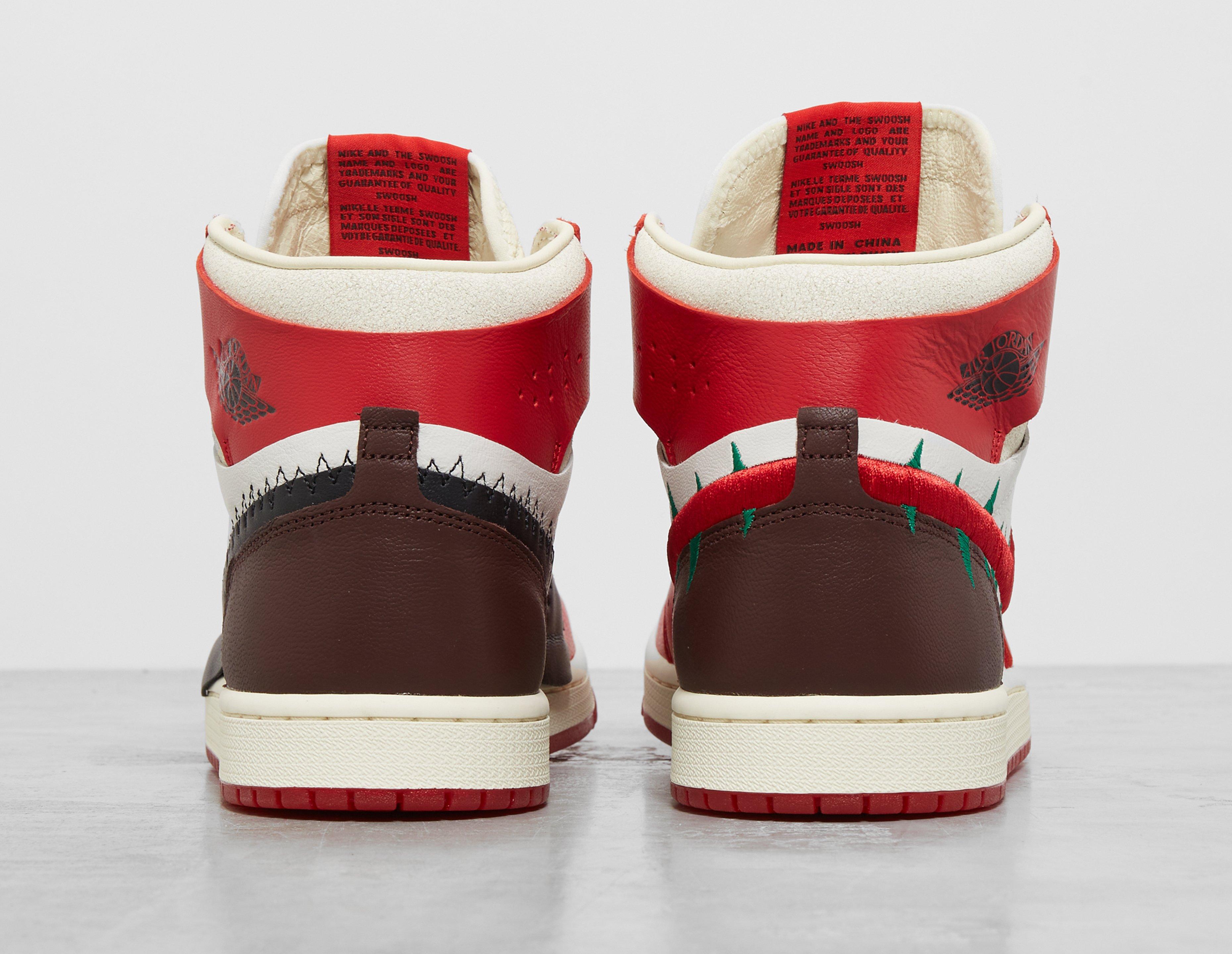 Red bucks Jordan x Teyana Taylor 1 High Zoom CMFT 2 Women's