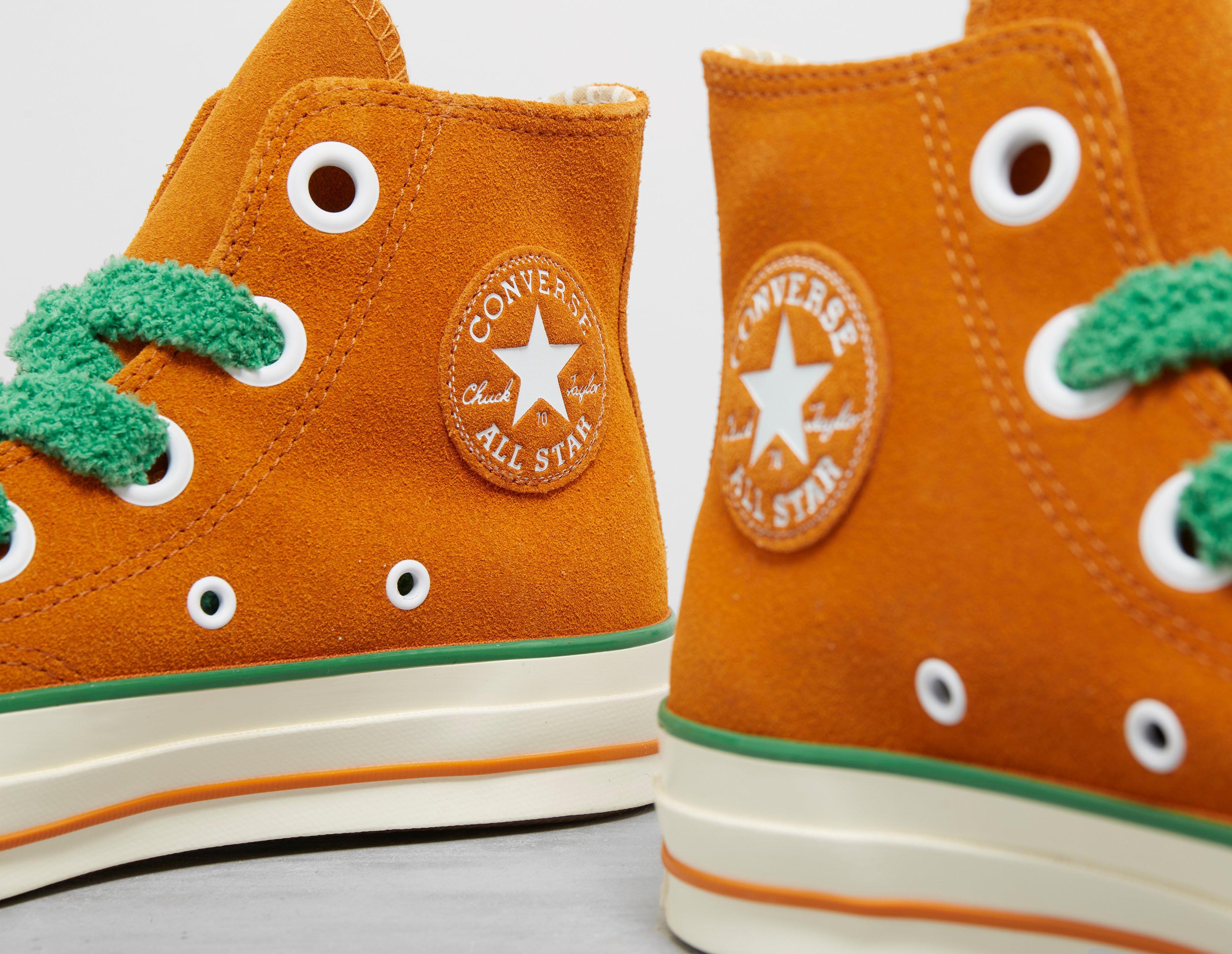 HealthdesignShops Orange Converse x Wonka Chuck 70 Oompa Loompa