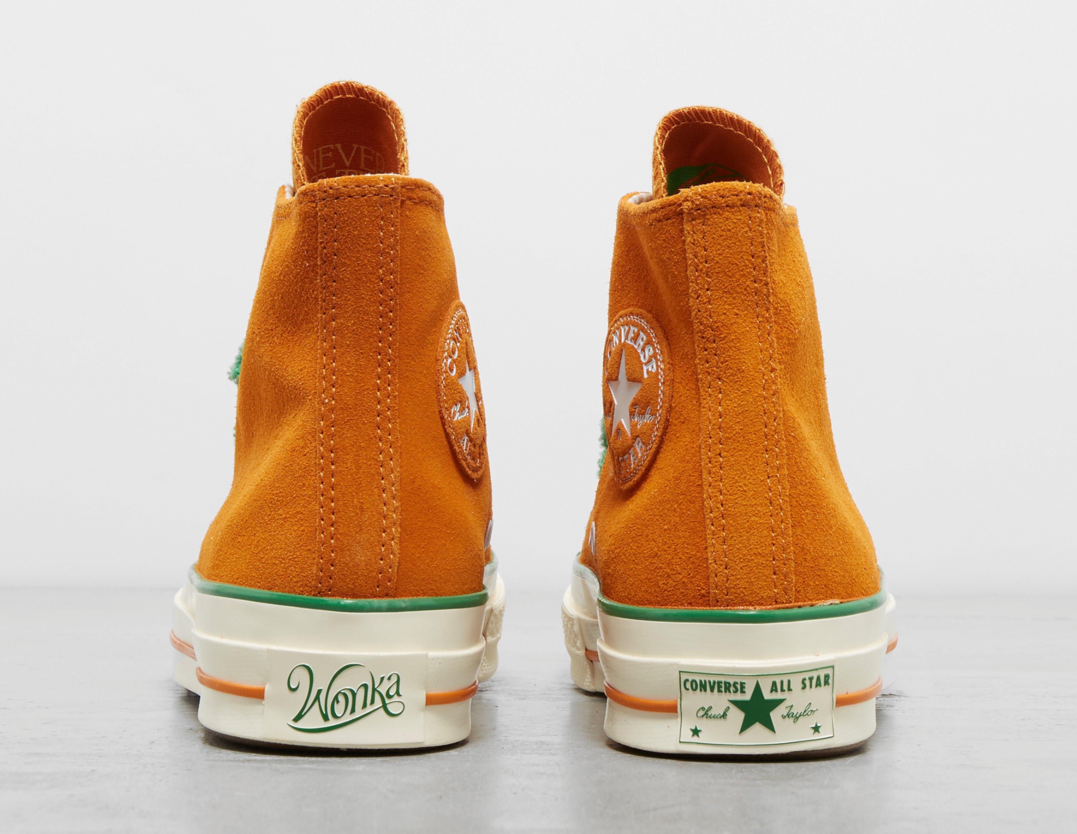 HealthdesignShops Orange Converse x Wonka Chuck 70 Oompa Loompa