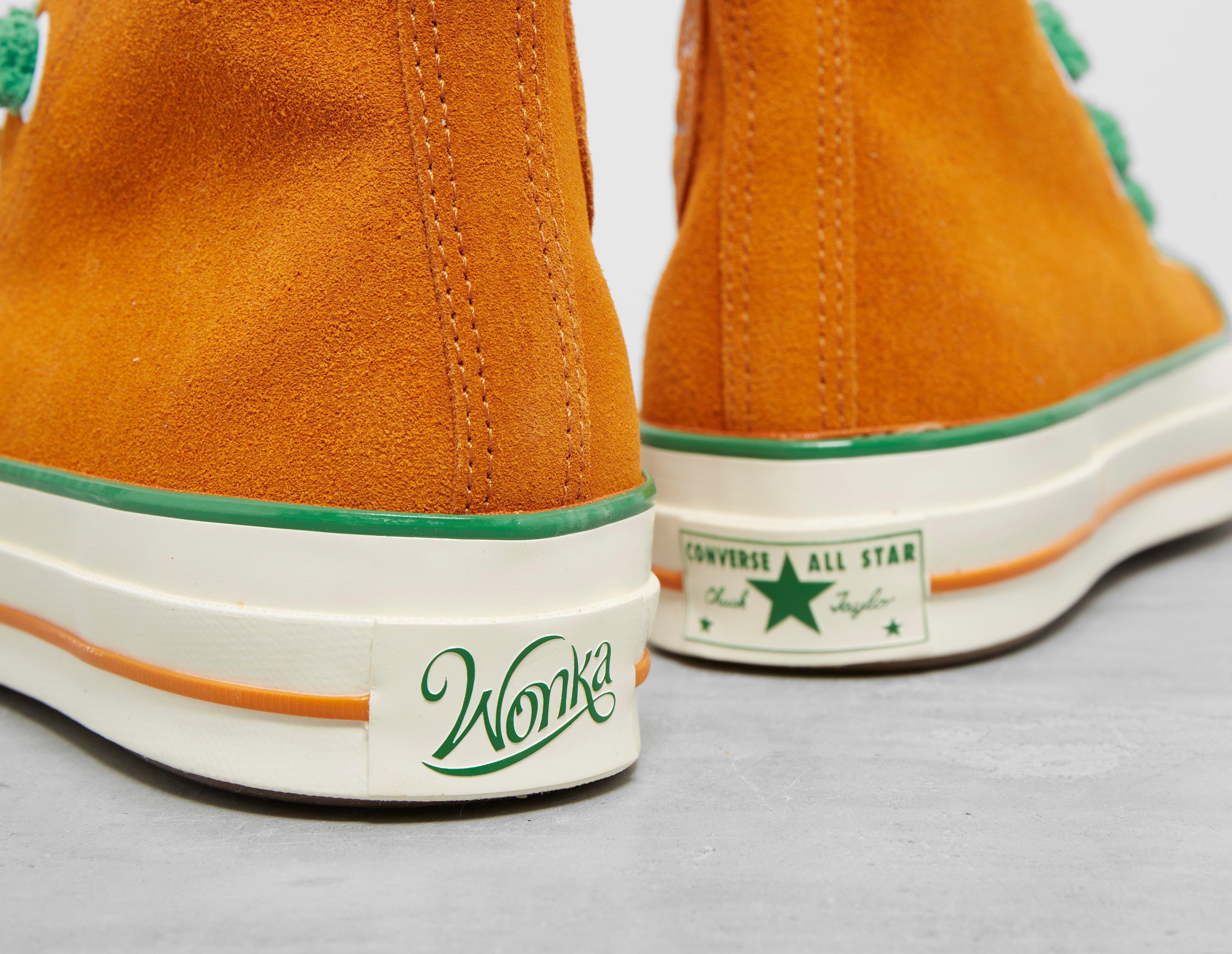 HealthdesignShops Orange Converse x Wonka Chuck 70 Oompa Loompa