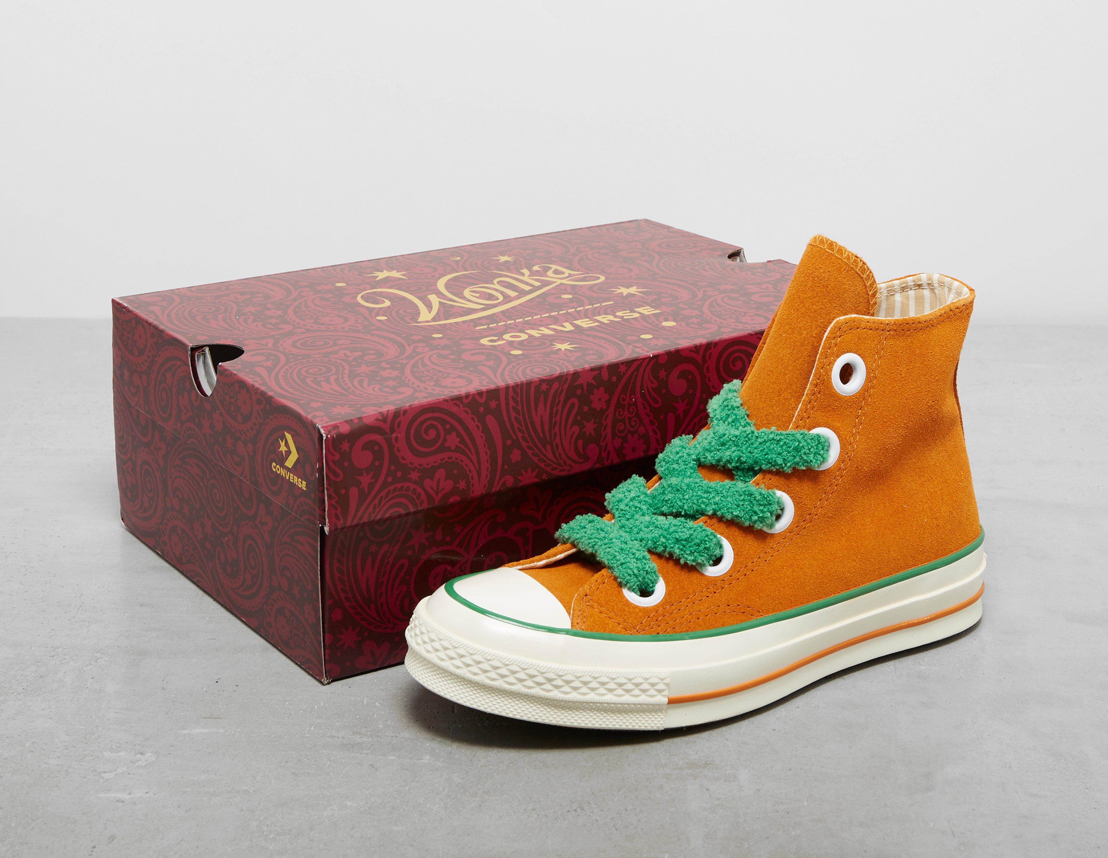 HealthdesignShops Orange Converse x Wonka Chuck 70 Oompa Loompa