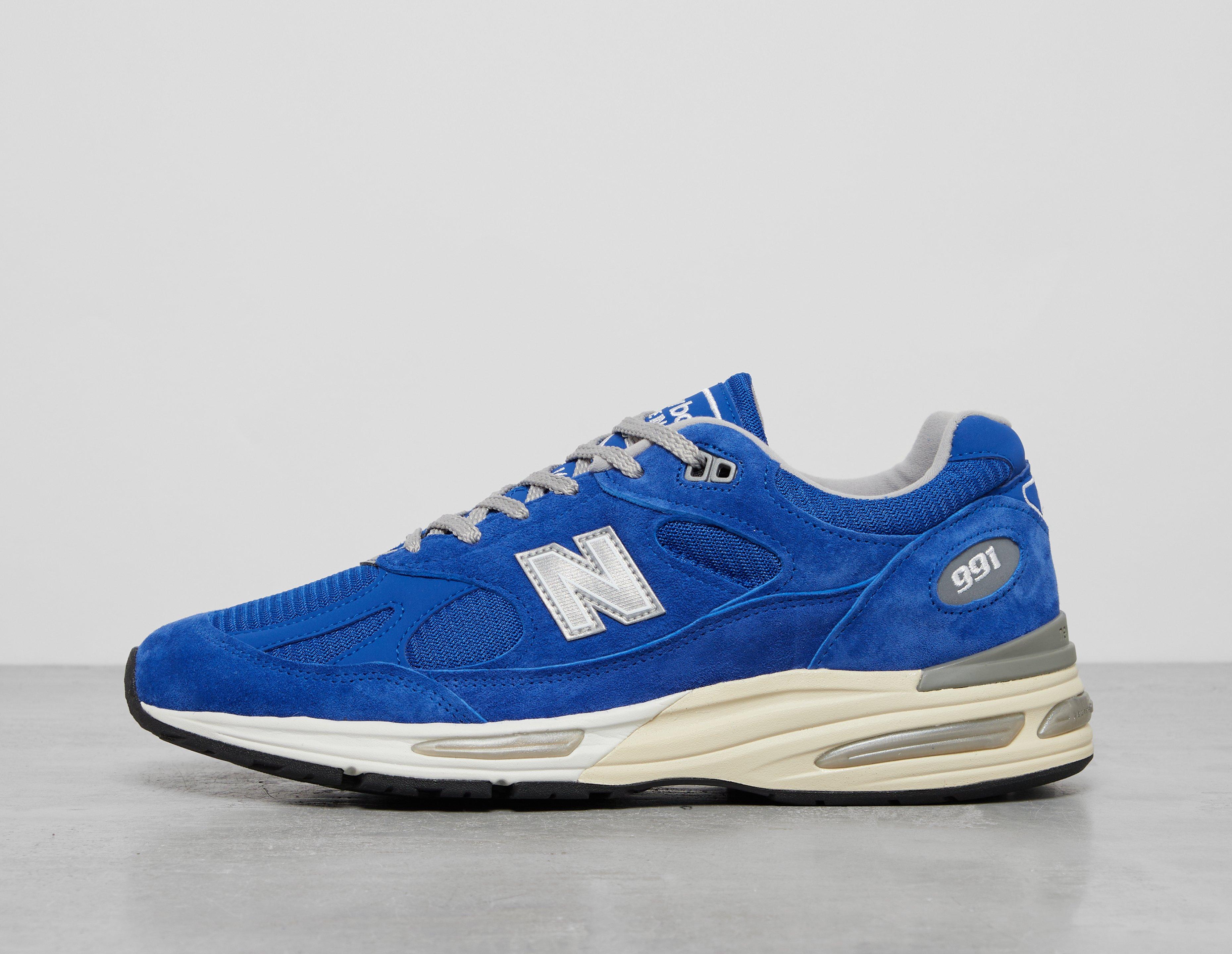 Blue New Balance 991 Made in UK | Footpatrol 