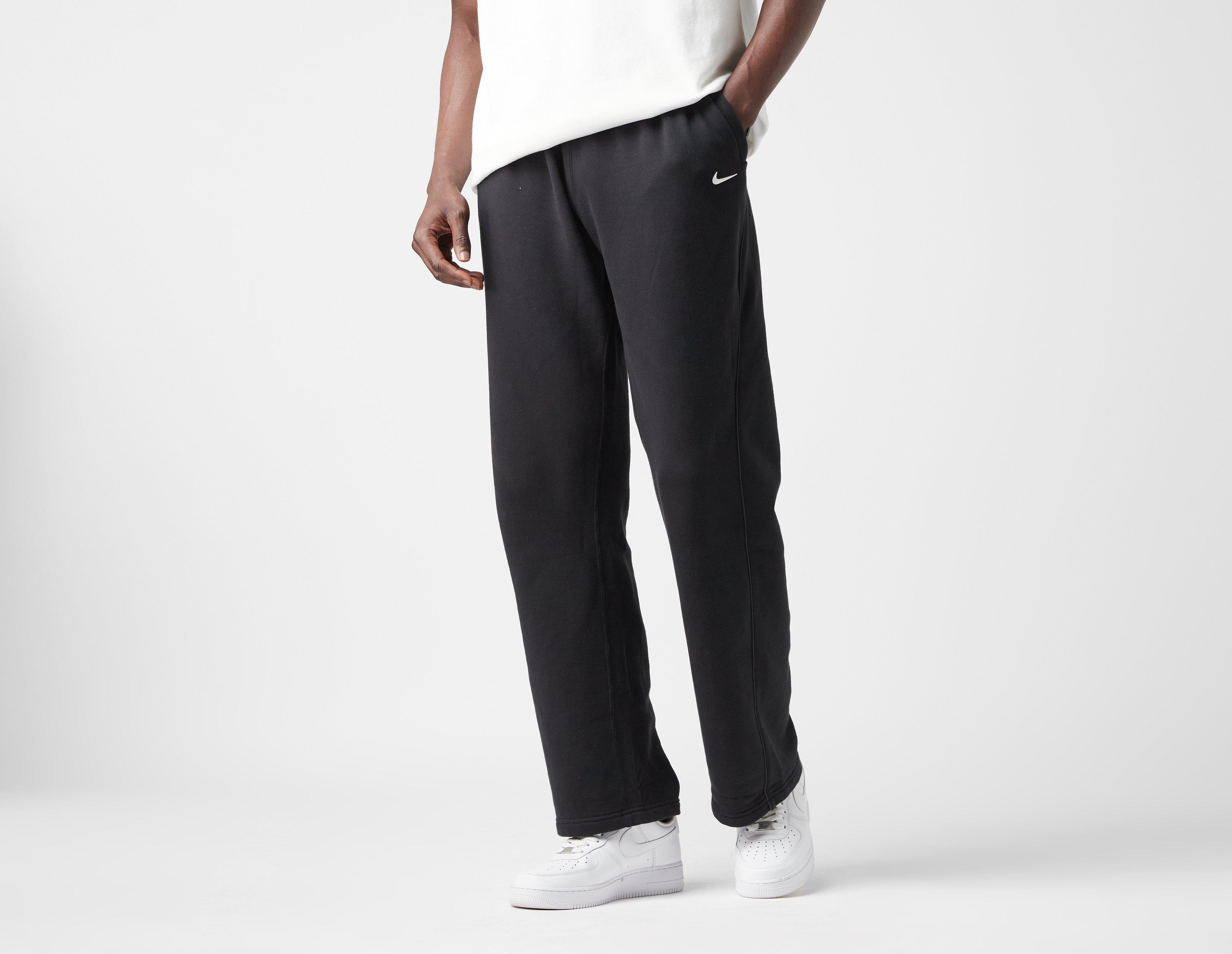 Joggers open hem sales