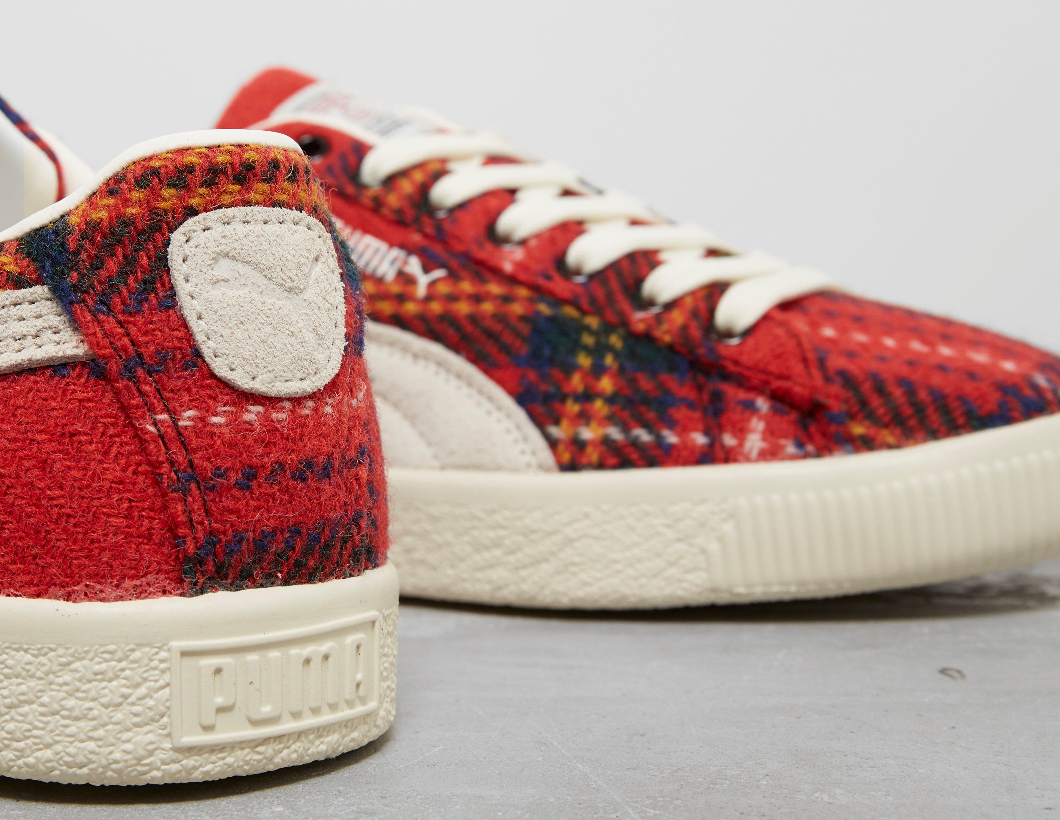 Red PUMA Suede VTG Harris Tweed Footpatrol
