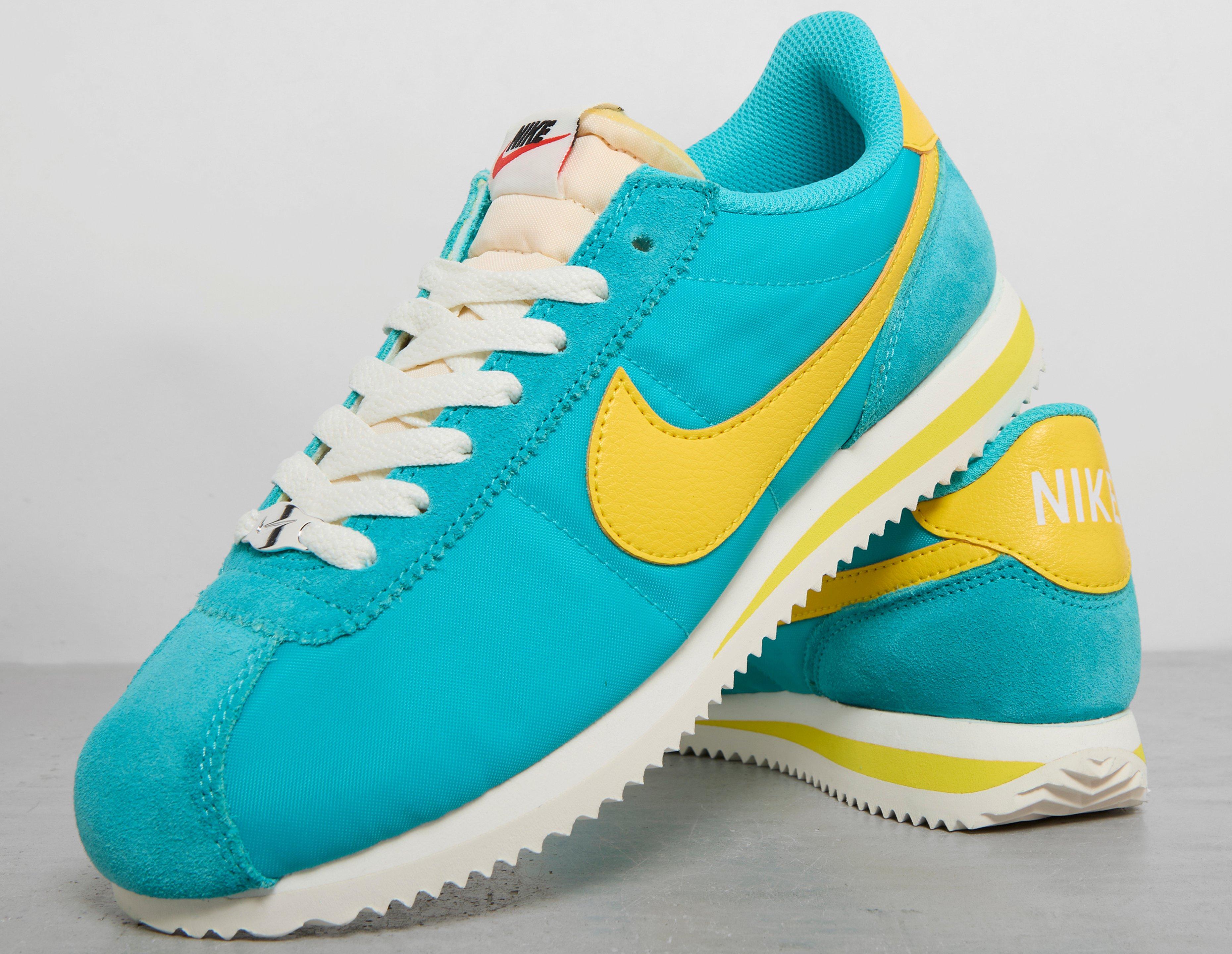 Nike cortez femme sale cyan