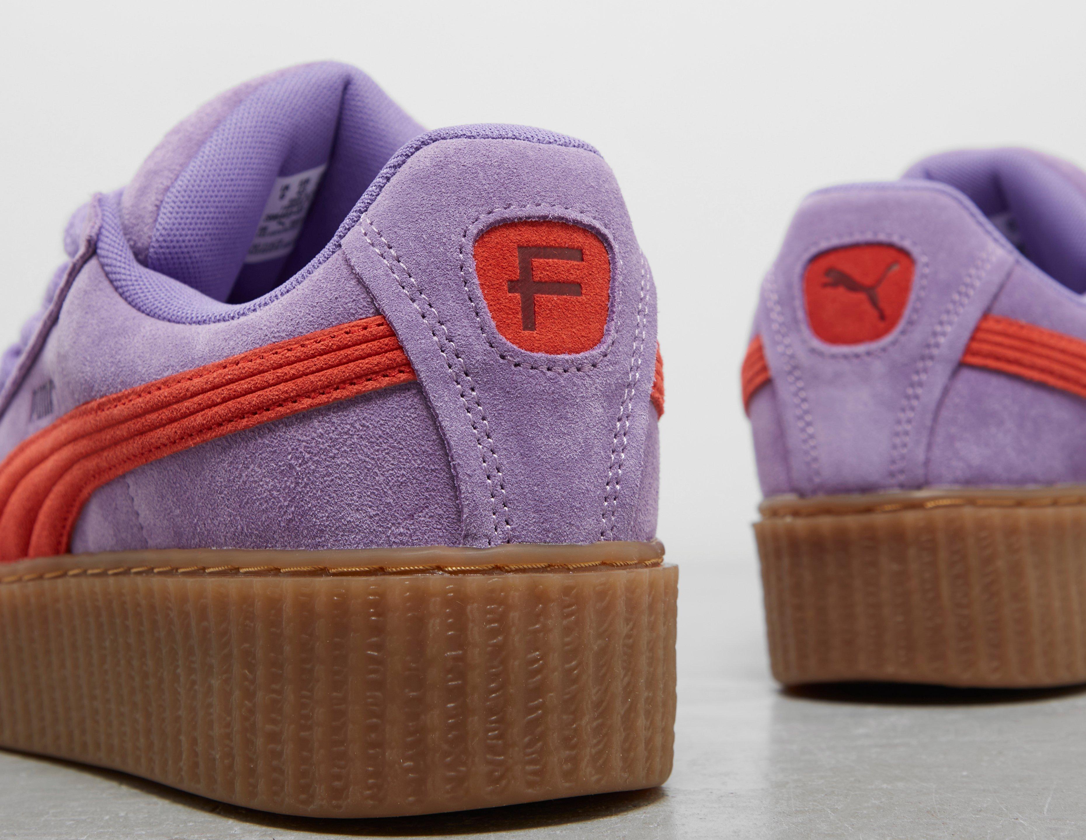 Puma creepers femme sale violet