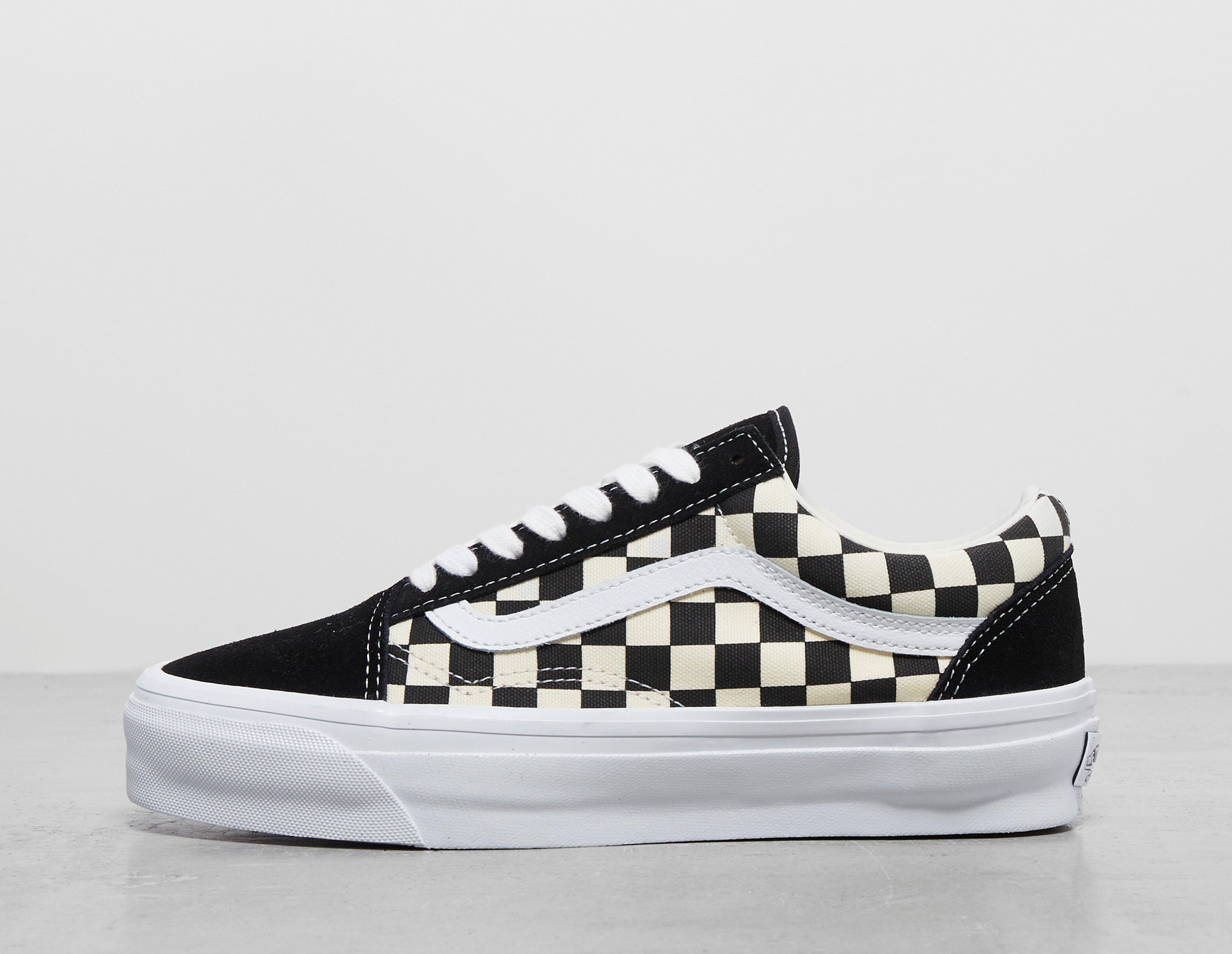 Vans old skool black and white checkerboard sales