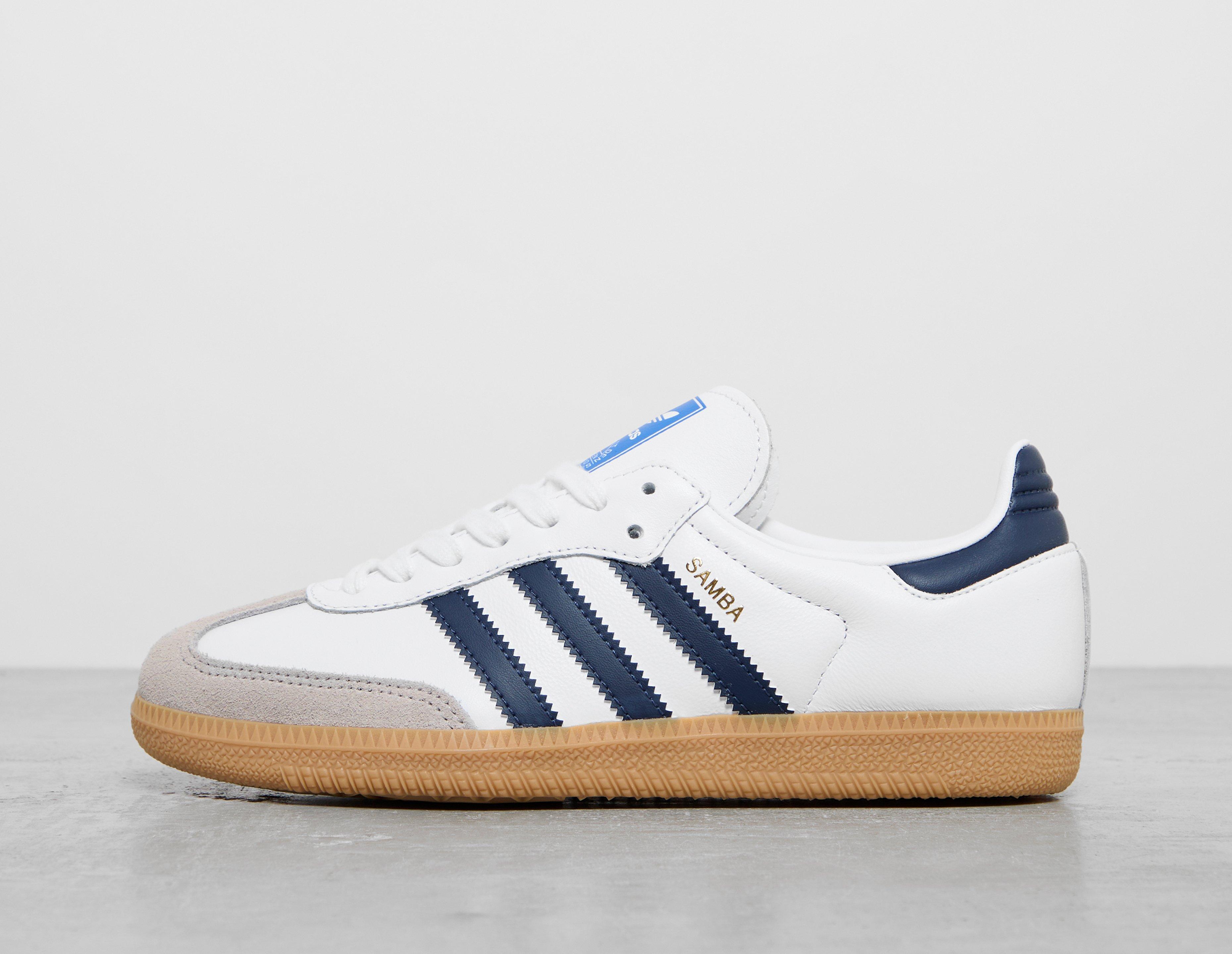 Adidas samba white navy online