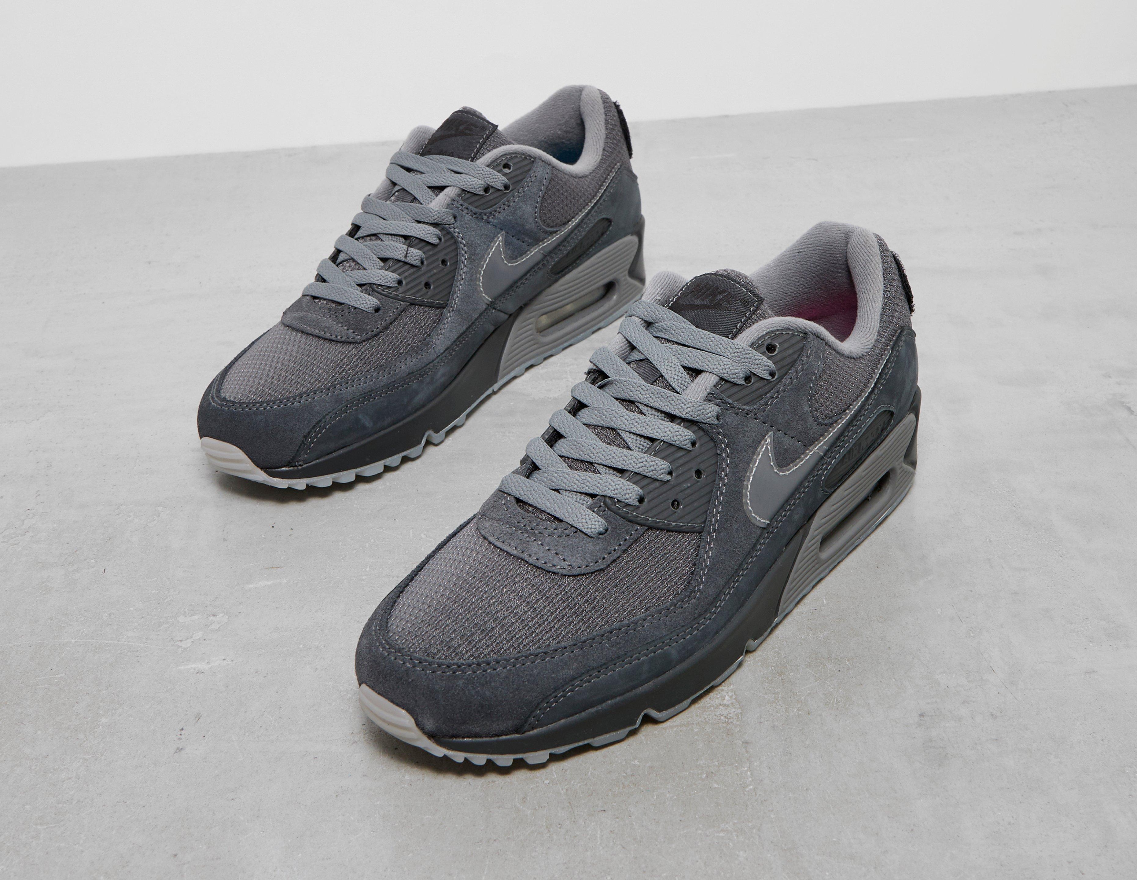 Air max 90 grey suede hotsell
