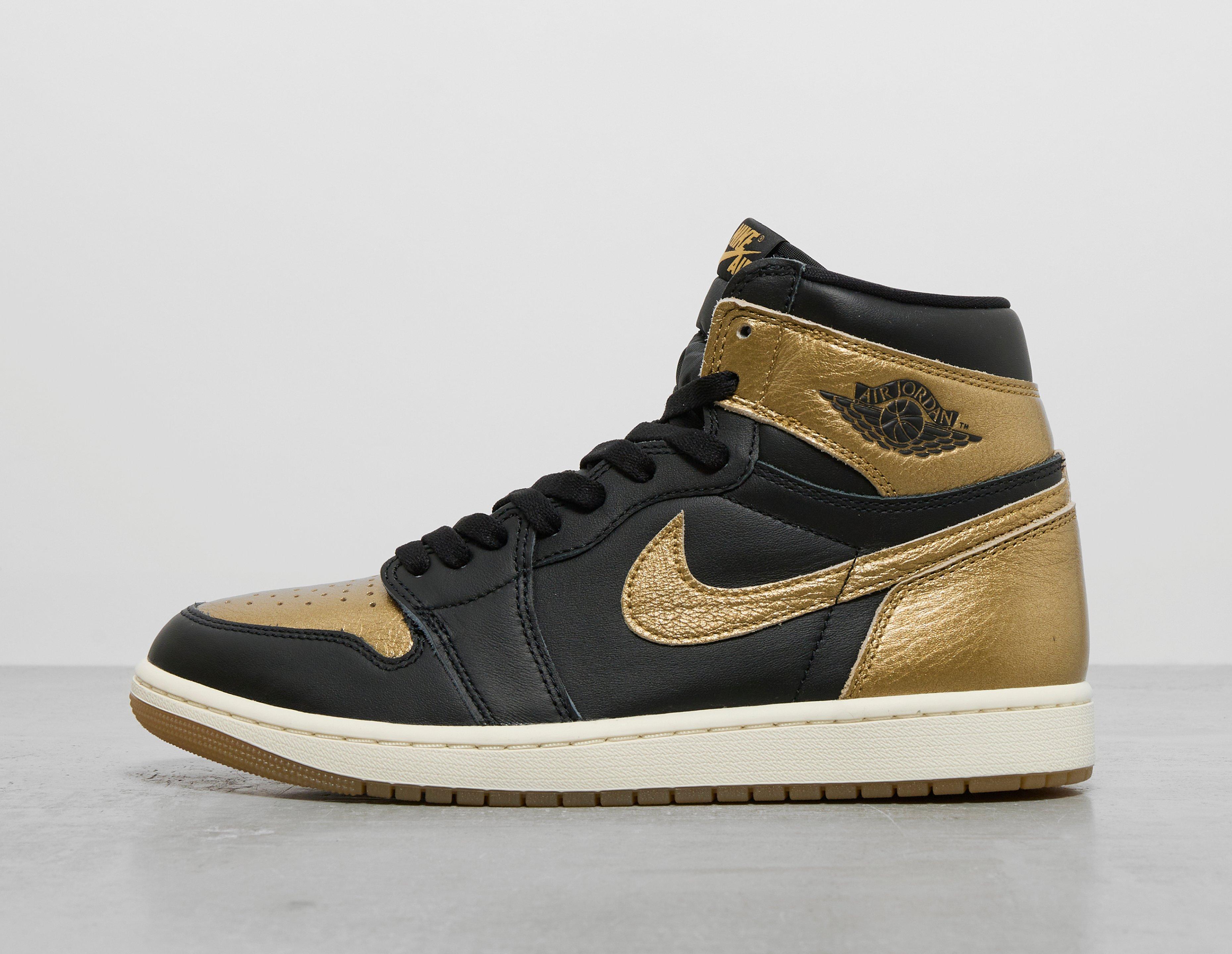 Black and gold retro 1 best sale