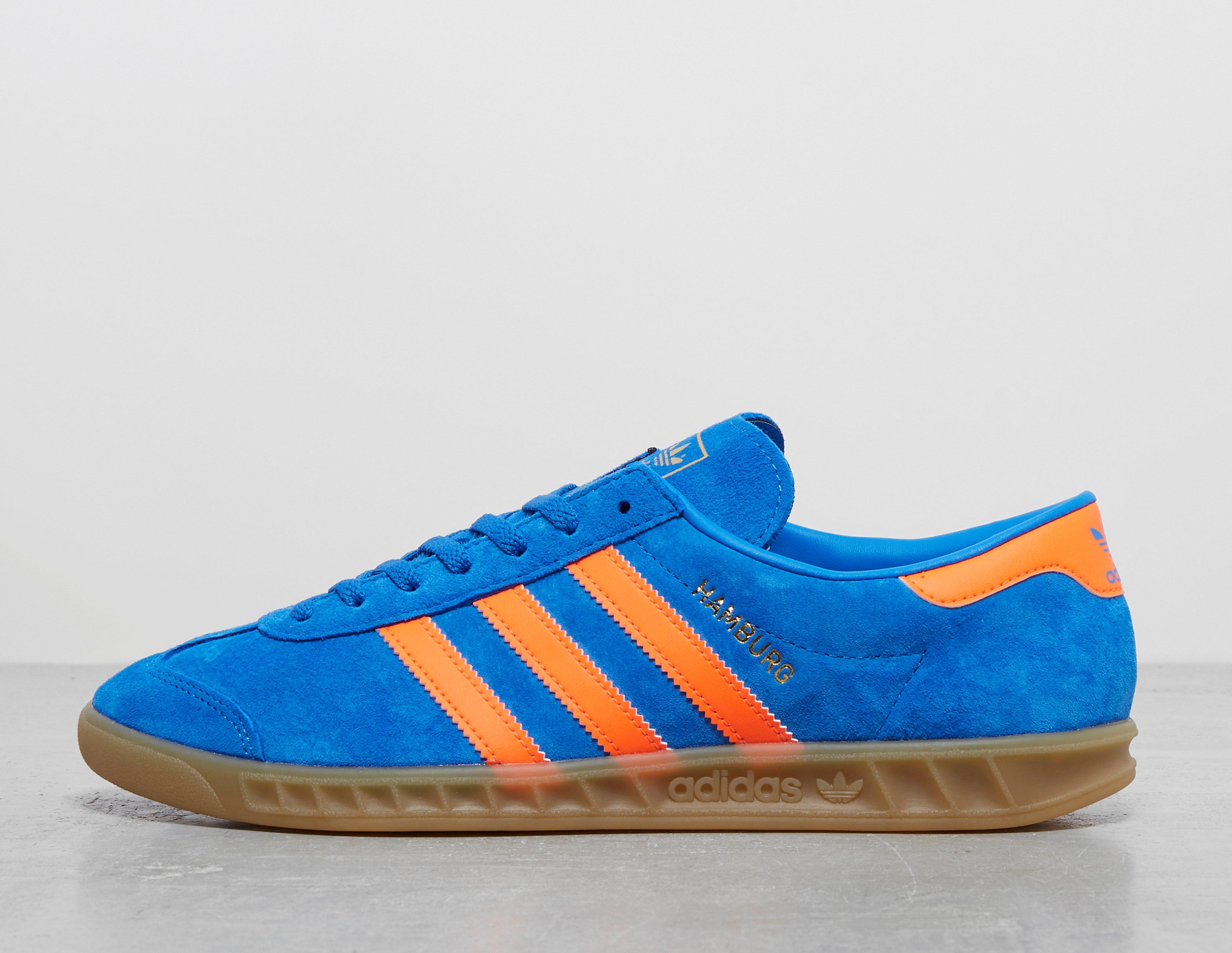 Adidas originals hamburg yellow and blue online