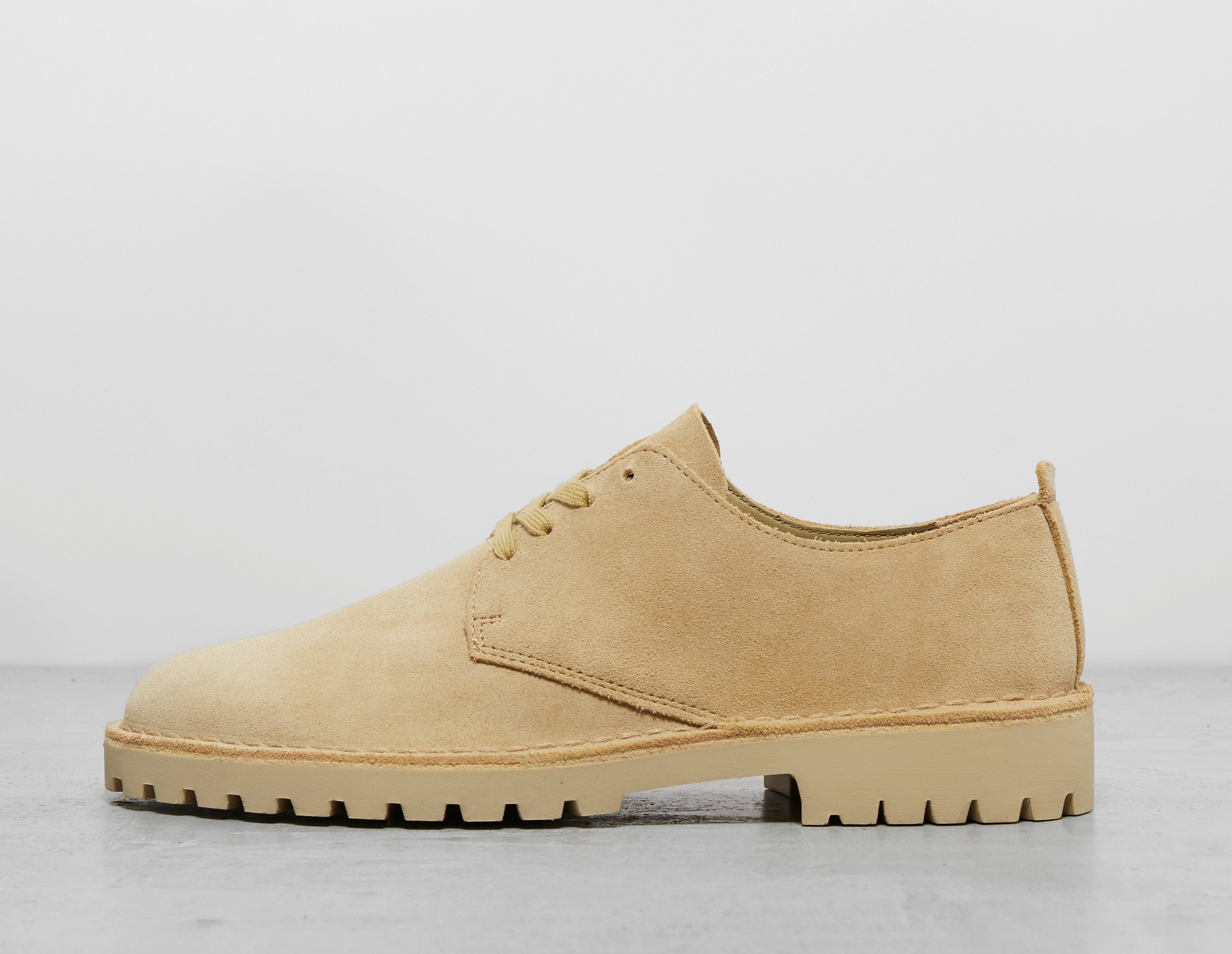 Beige Desert Rock Lo Derbys by Clarks Originals on Sale