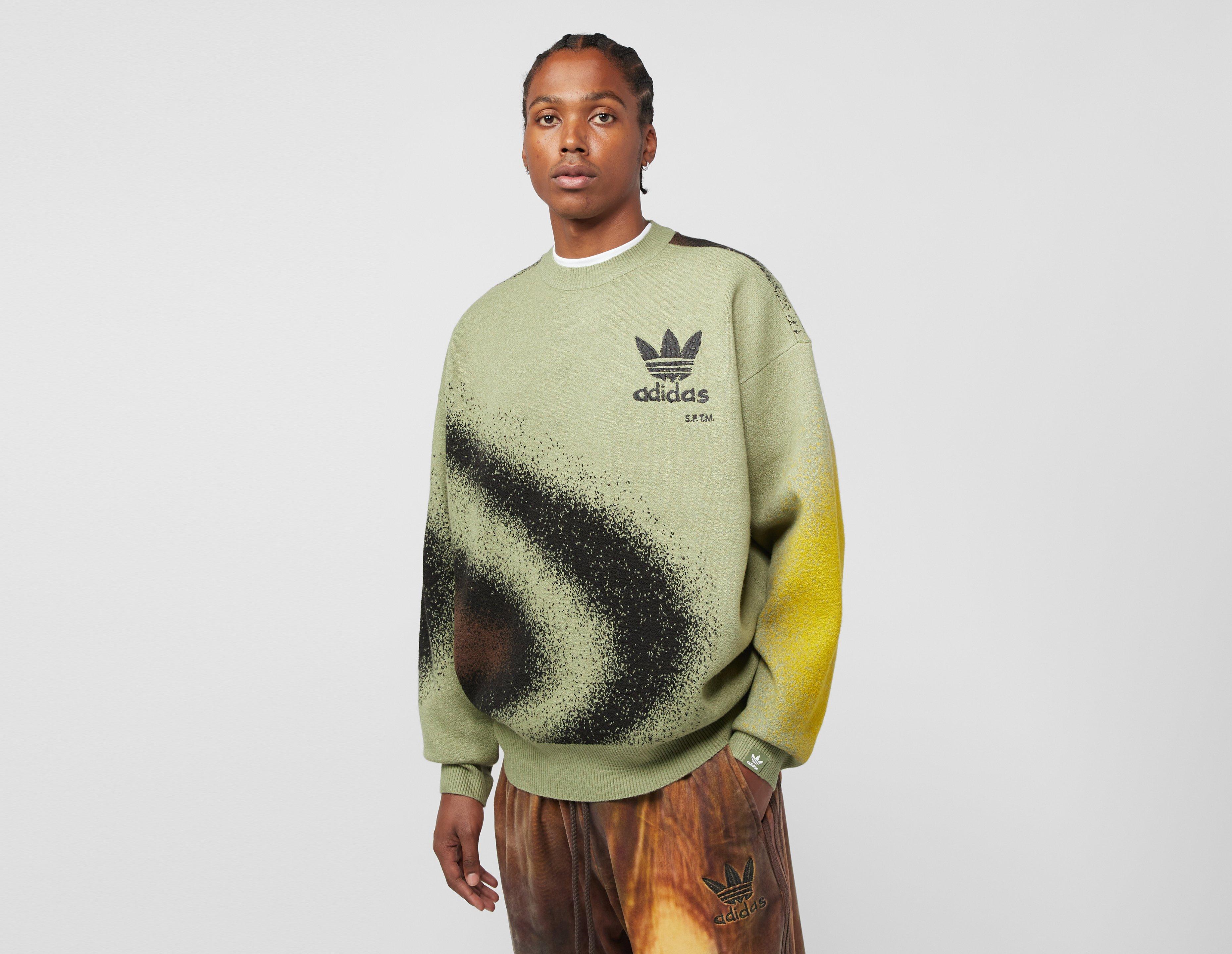 Fuzzy adidas sweater best sale