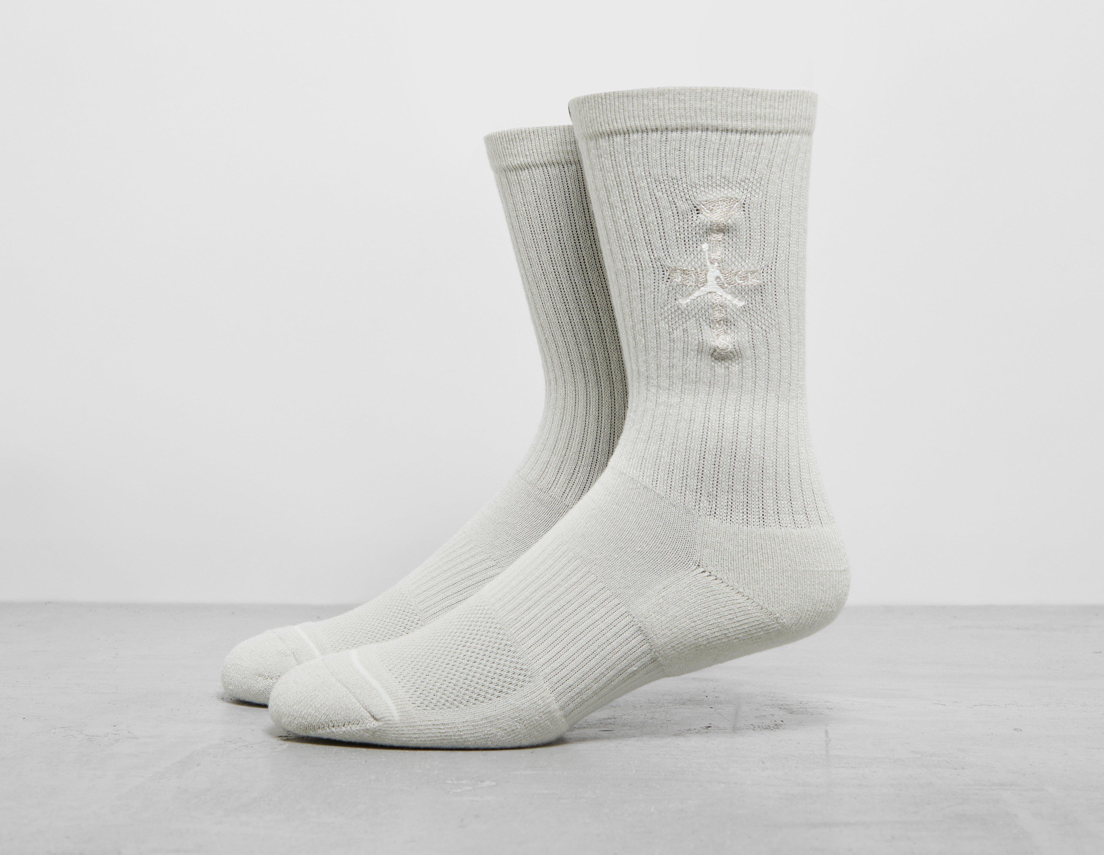 2足Nike Jordan x Travis Scott Crew Socks Jordan x Travis Scott Apparel Collection release date. Nike