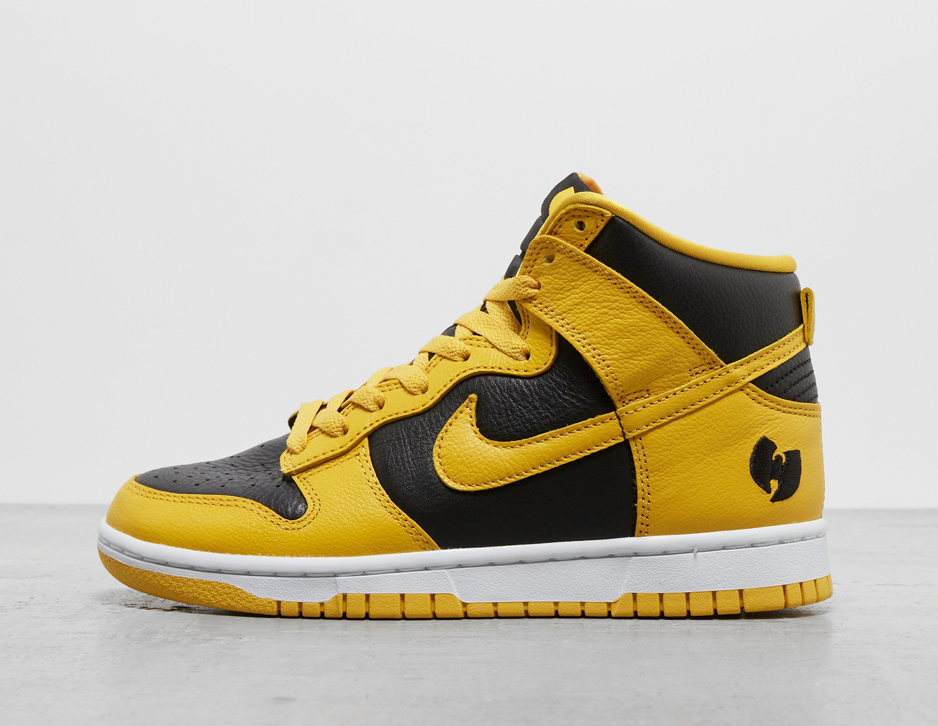 Yellow Nike x Wu-Tang Clan Dunk High Women