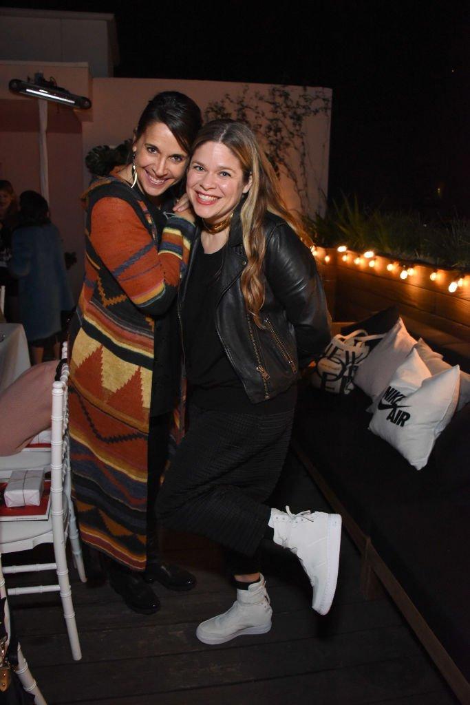 Georgina James mit Andrea Corradini