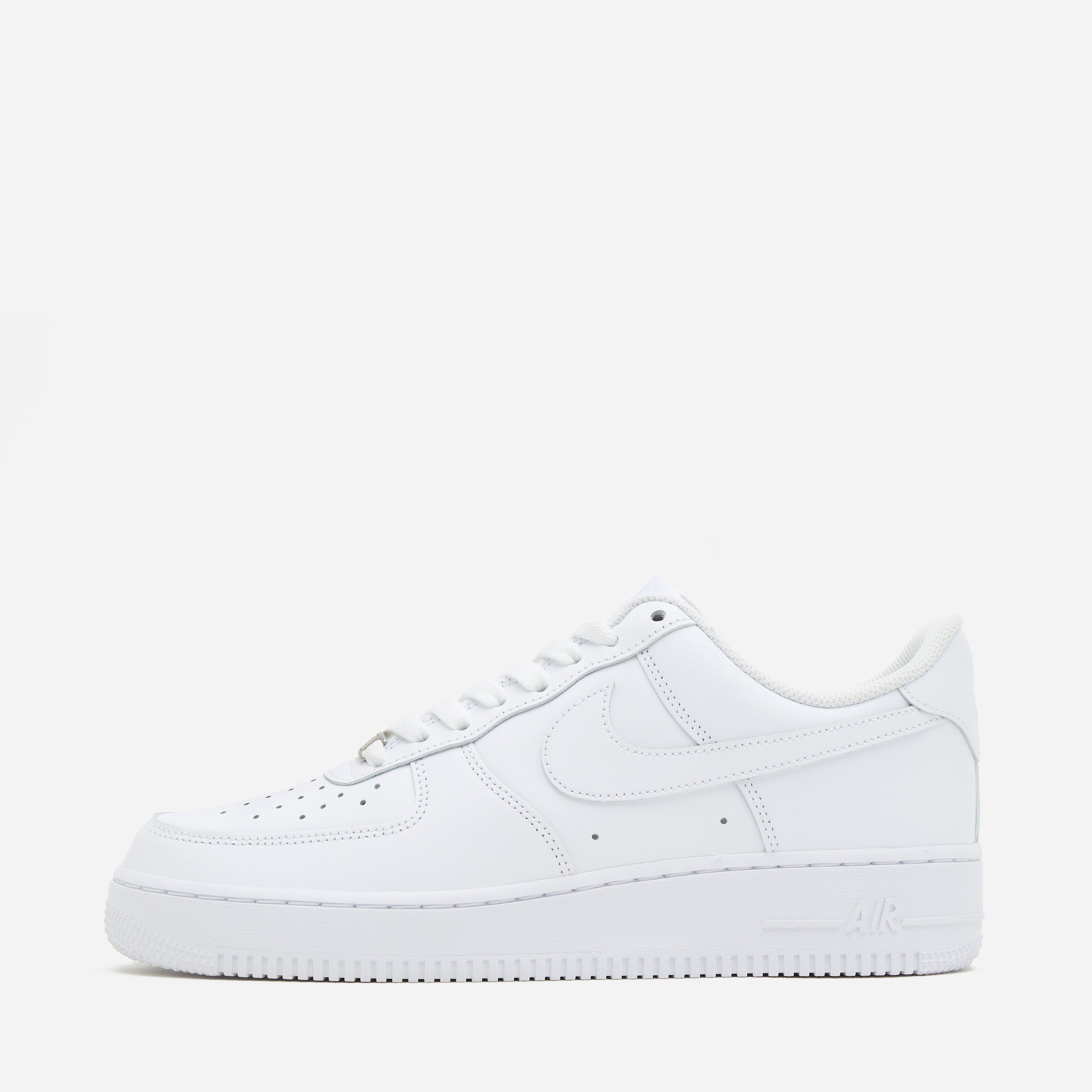 Womens nike air force one store low white