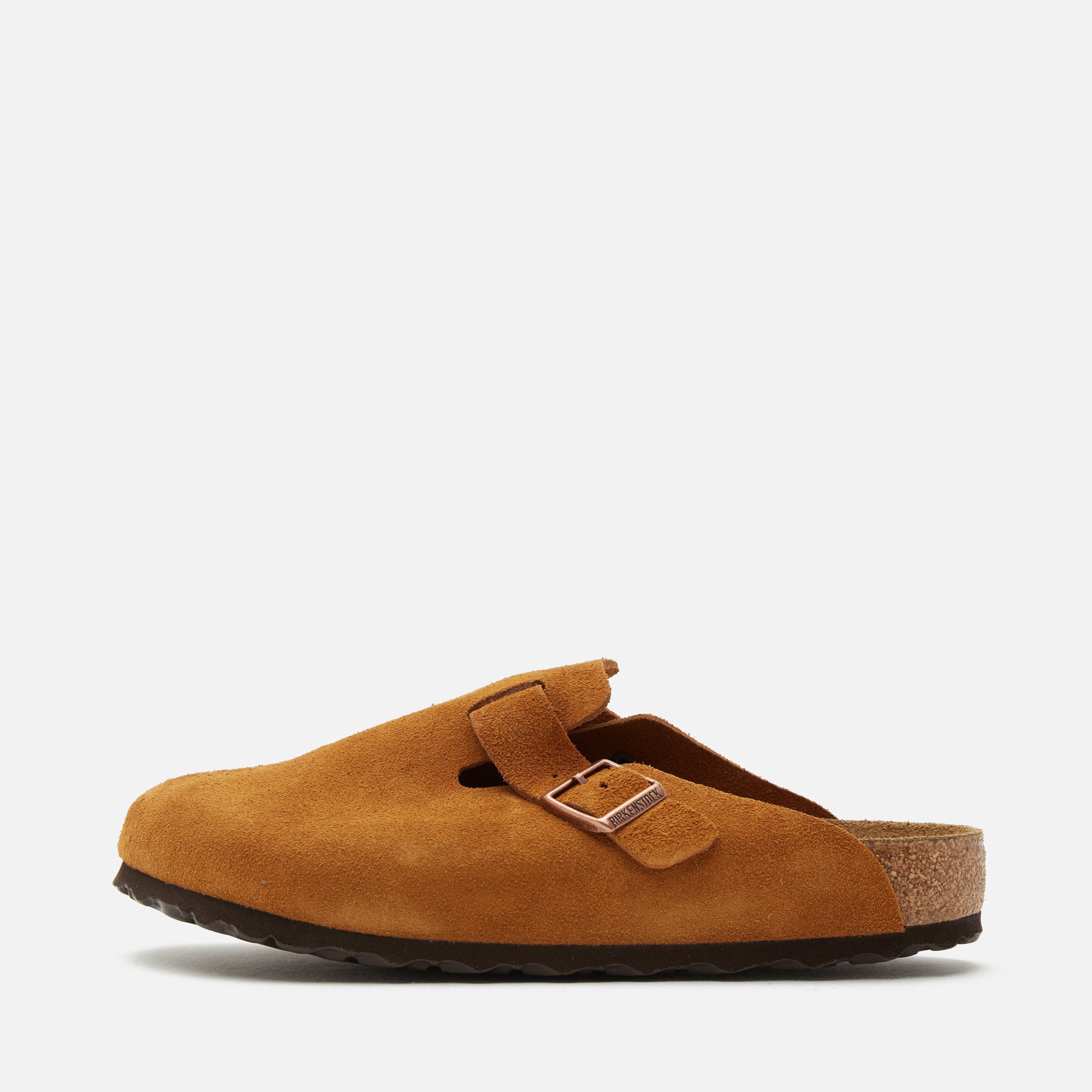 brown suede birkenstocks