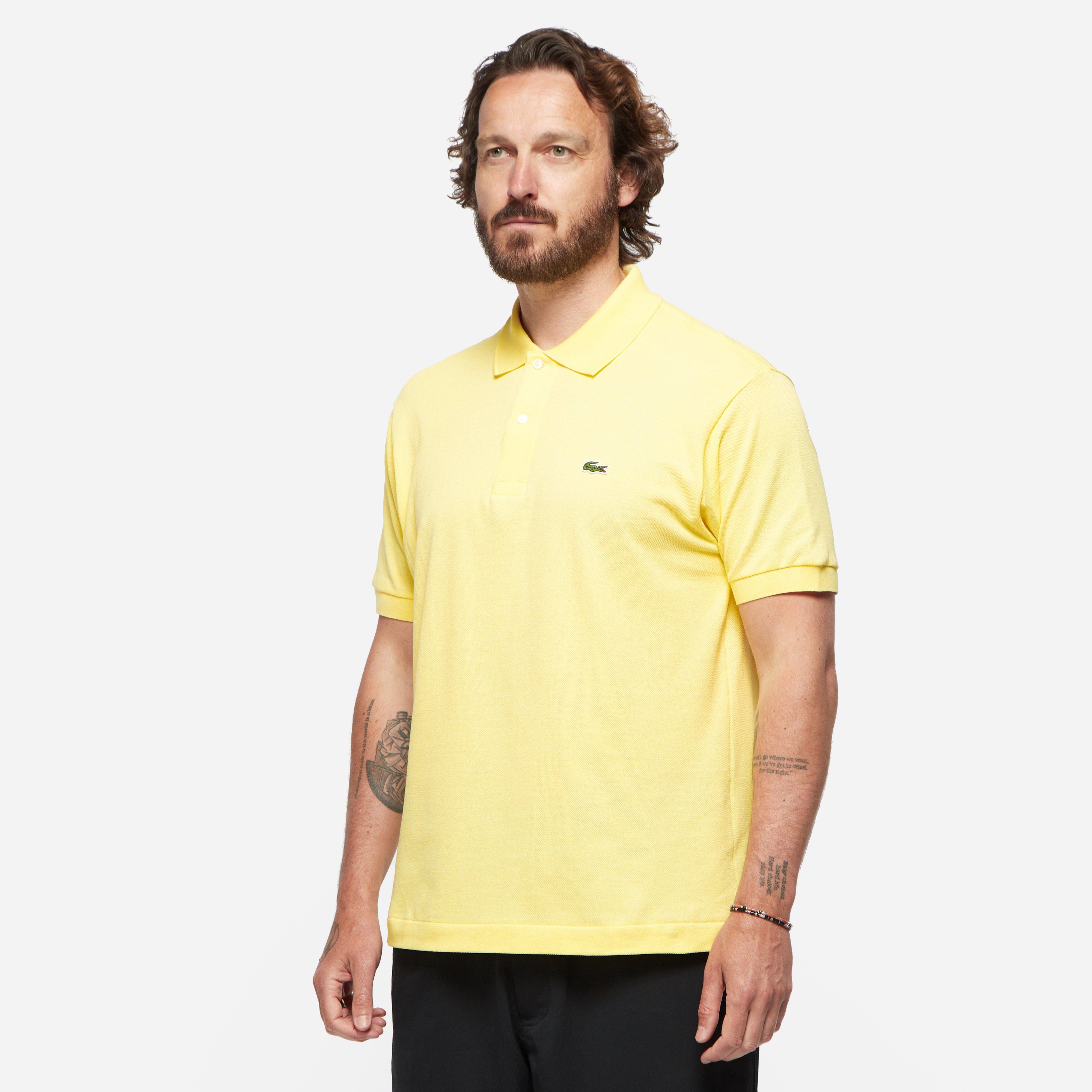 lacoste yellow shirt