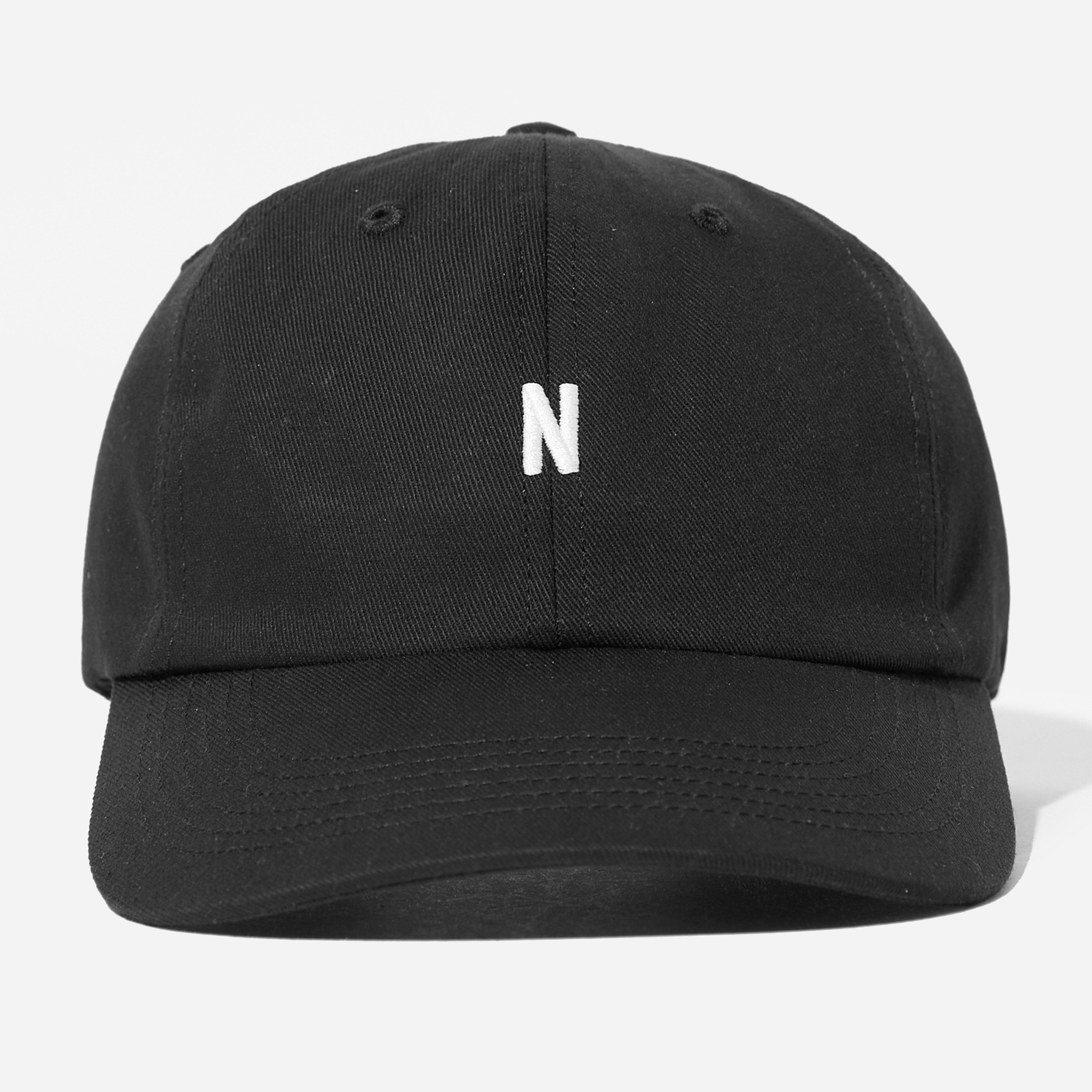 norse projects twill sports cap black