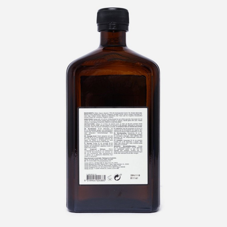 Aesop Mouthwash 500ml The Hip Store