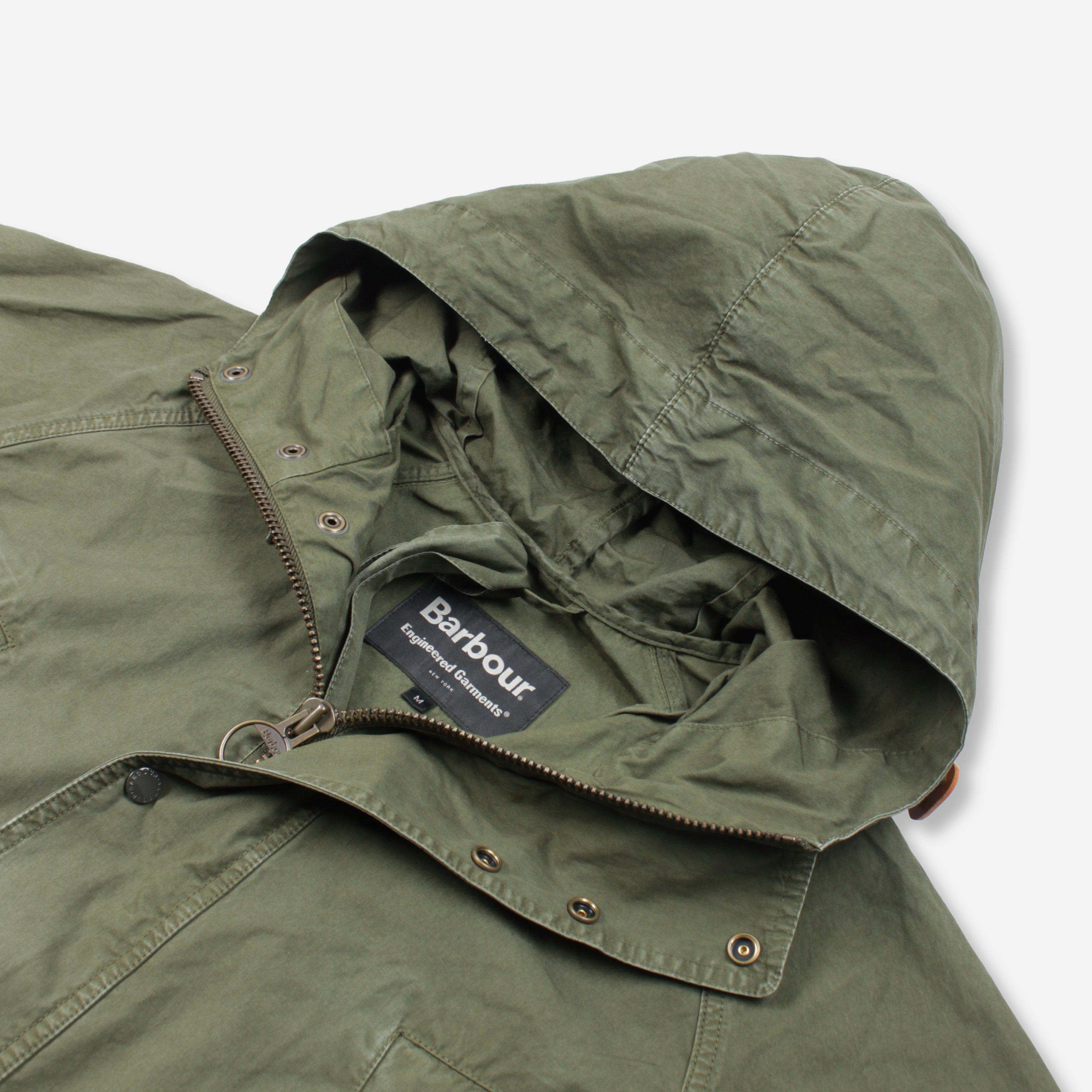 barbour x engineered garments parka