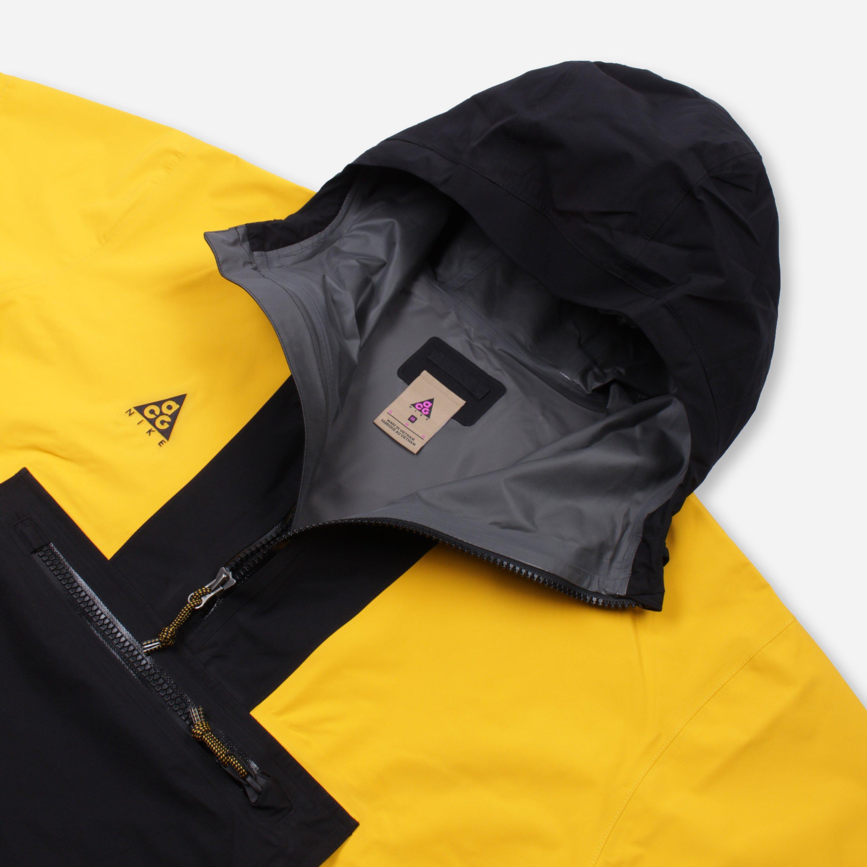 nike acg gore tex jacket yellow