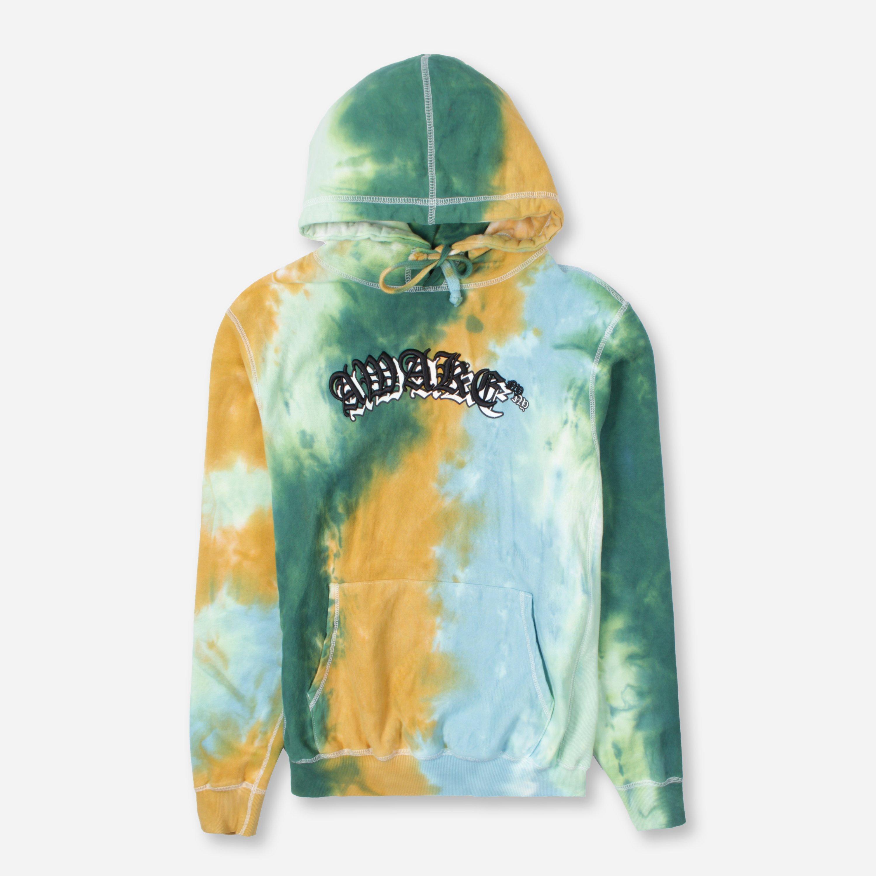 awake tie dye hoodie