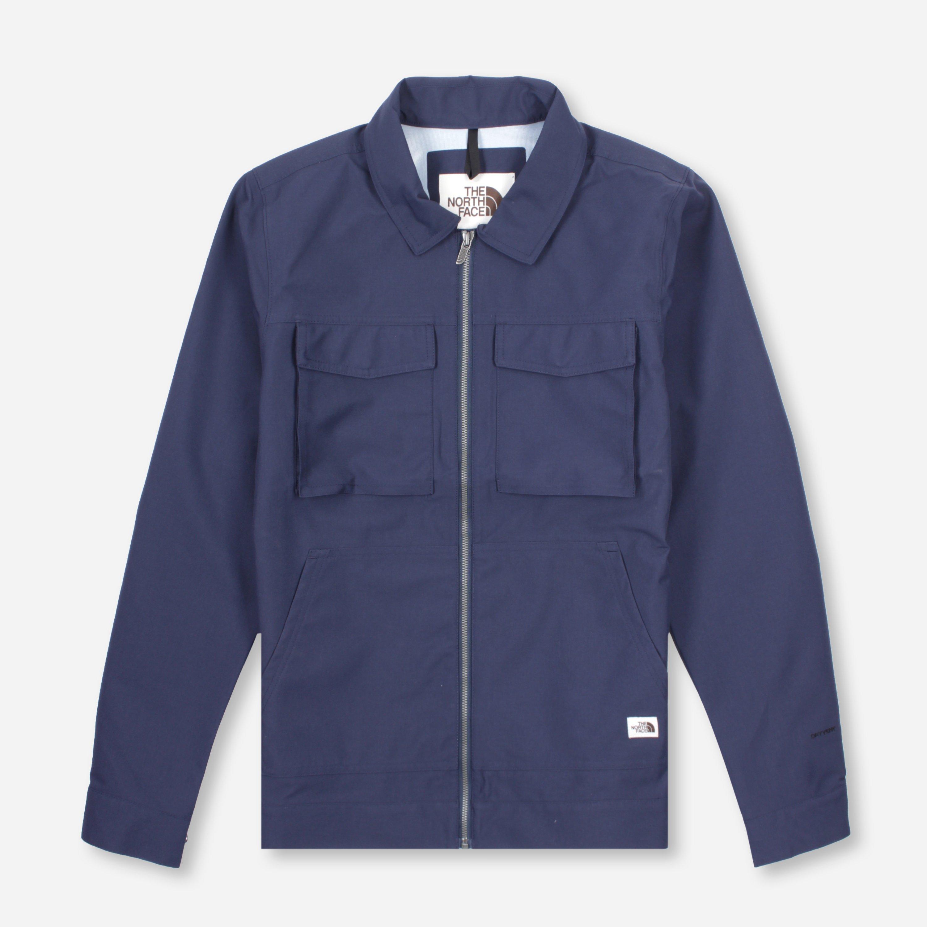 north face coach jacket blue