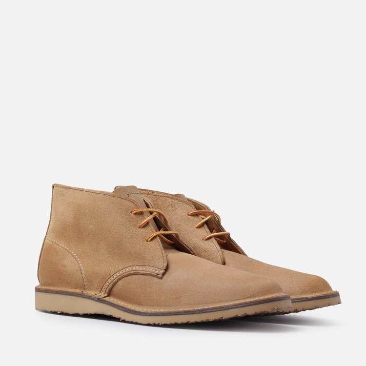 red wing weekender chukka red maple