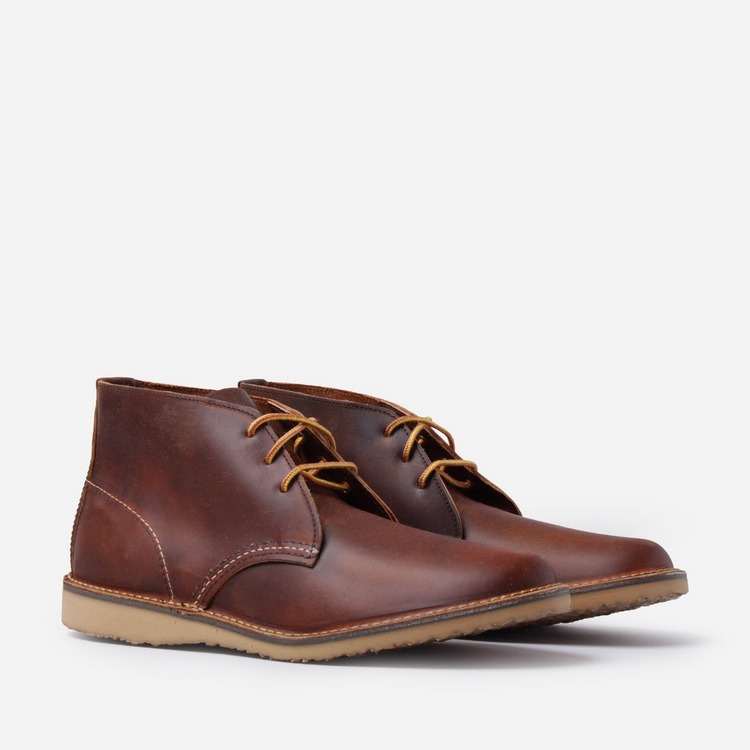 red wing weekender chukka red maple
