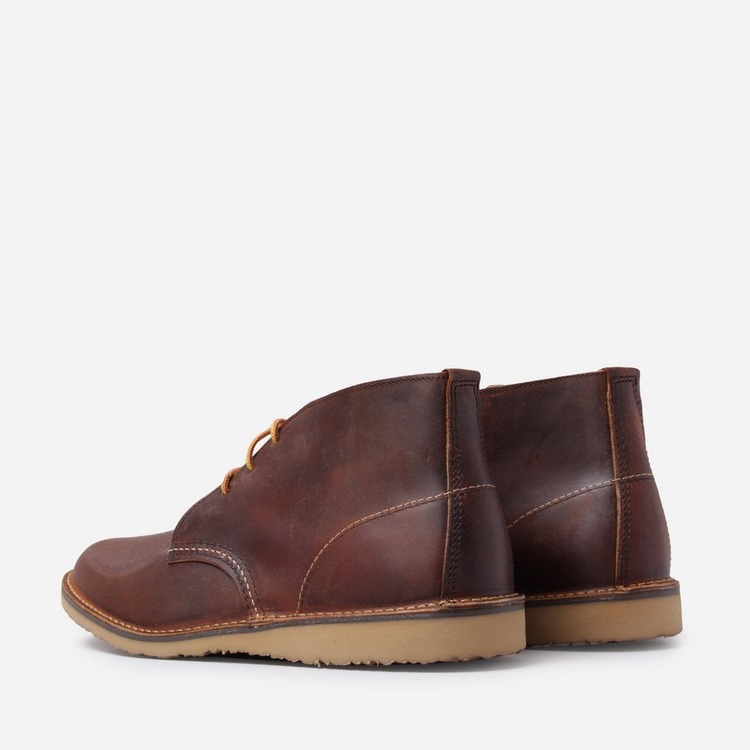 red wing weekender chukka red maple