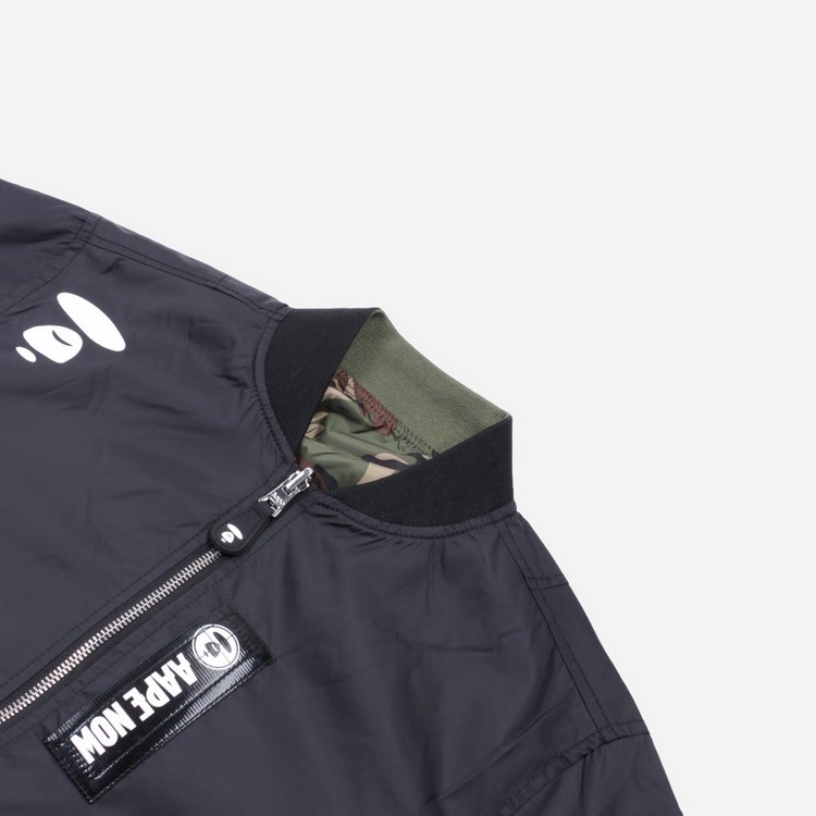 AAPE By A Bathing Ape Reversible MA1 Jacket | The Hip Store