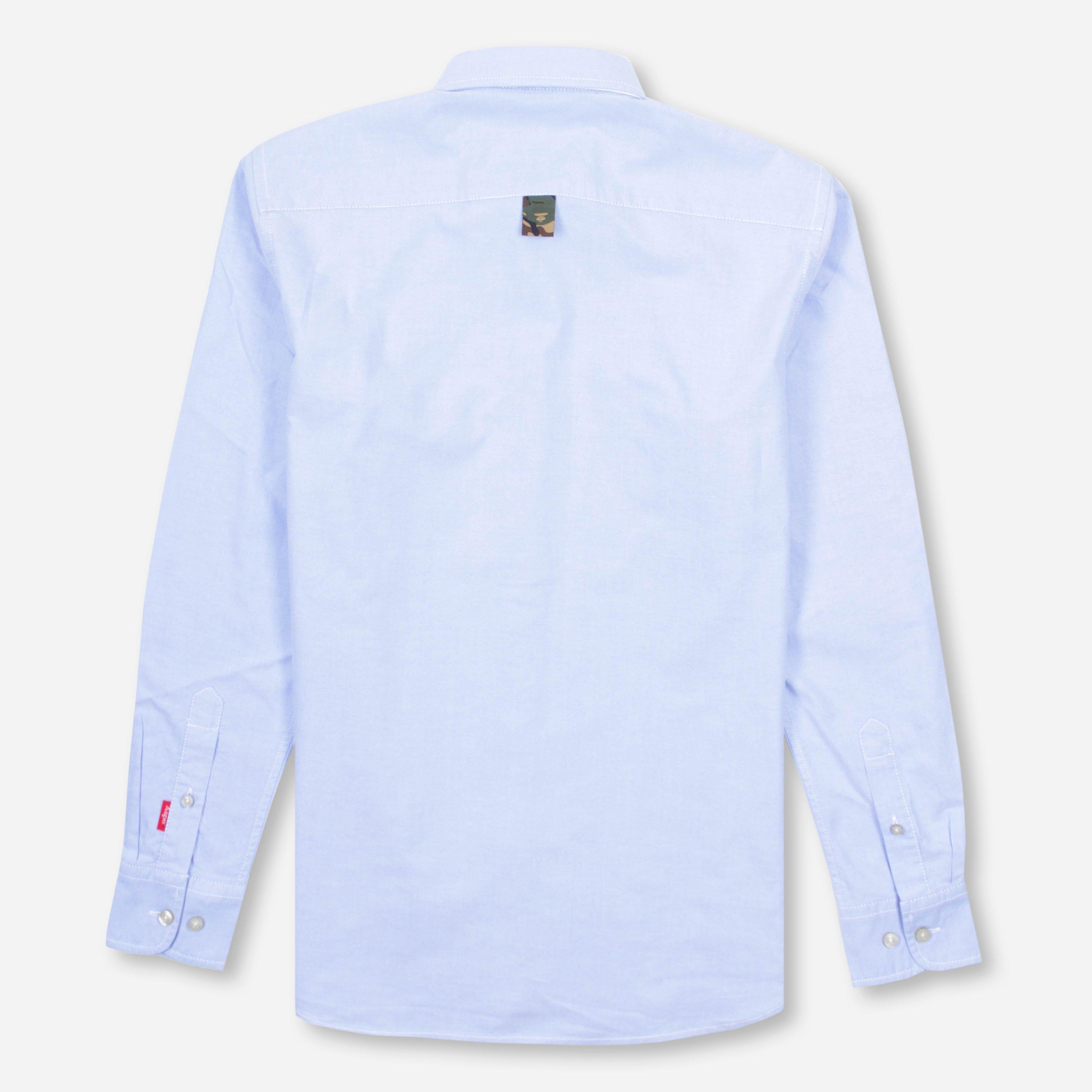 embroidered oxford shirt