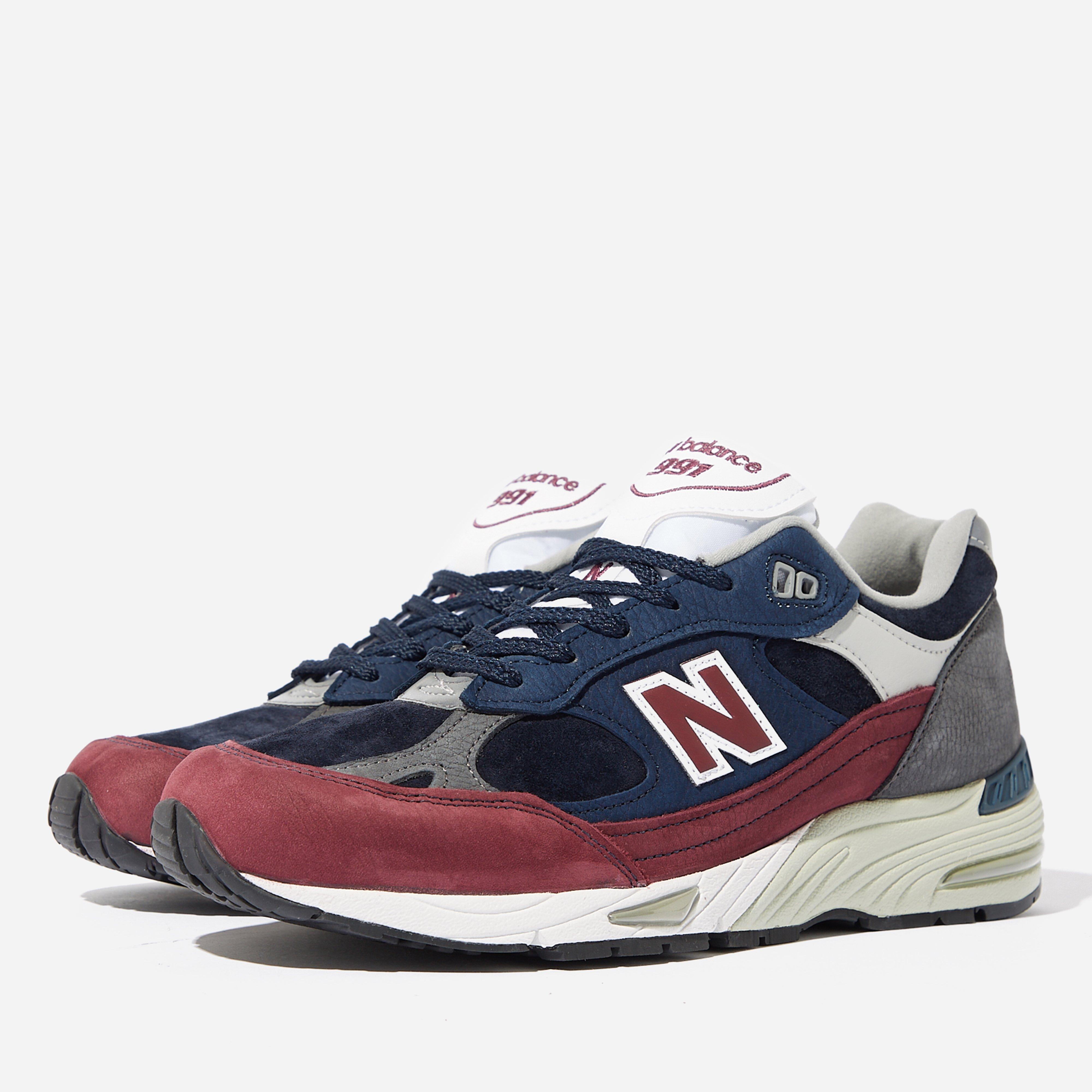 Blue New Balance 991 Nu Block Made In Uk Hip