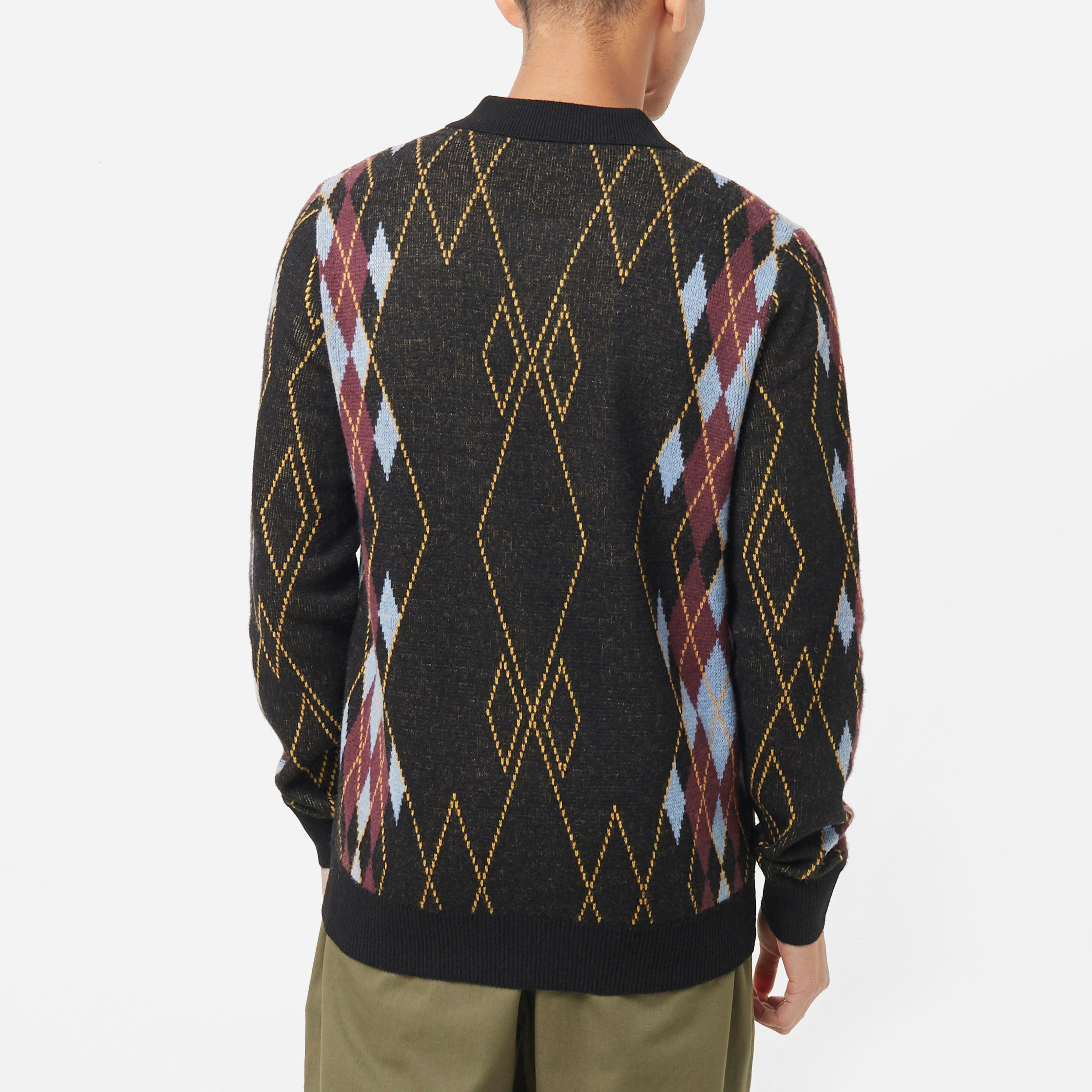 fred perry argyle sweater