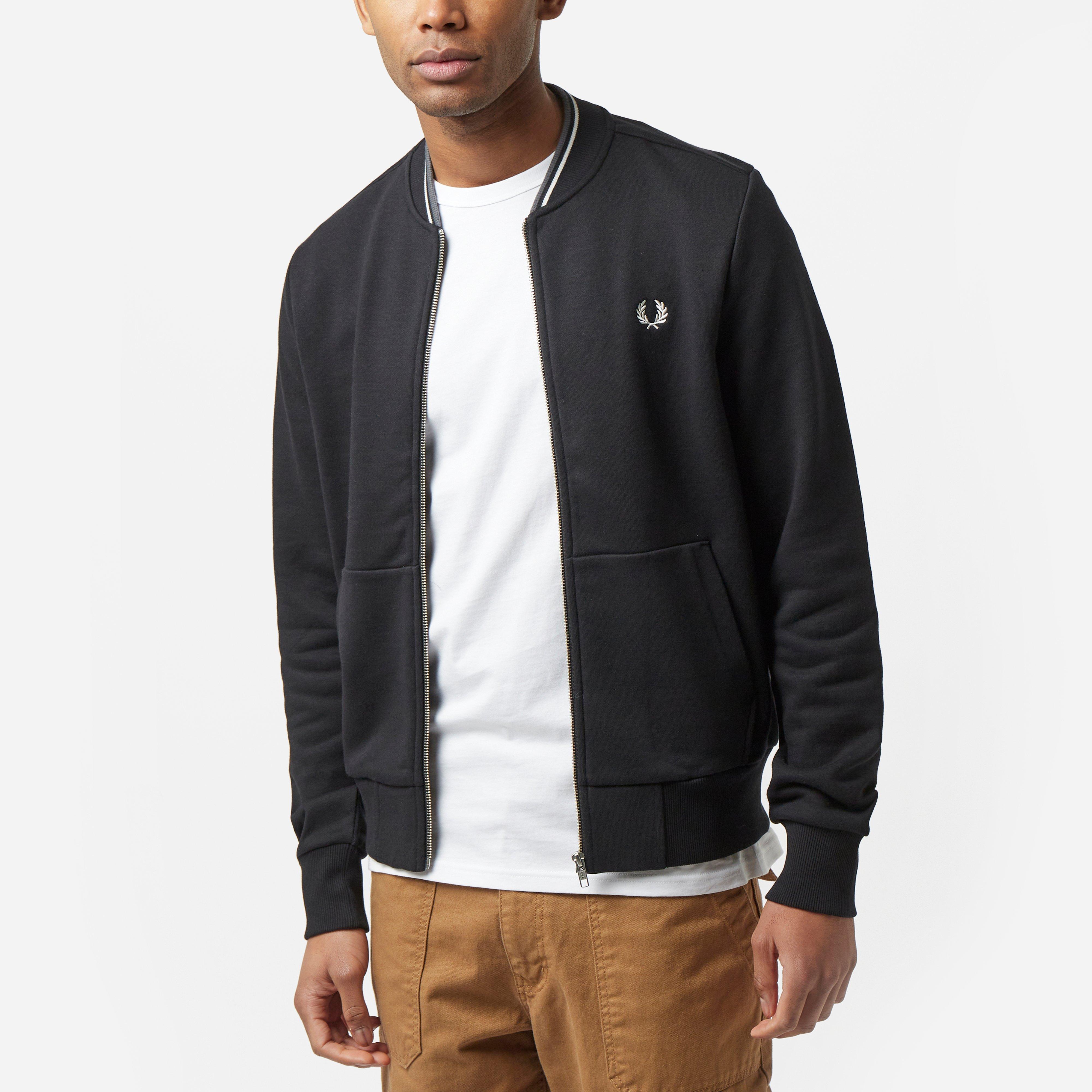 fred perry zip through bomber