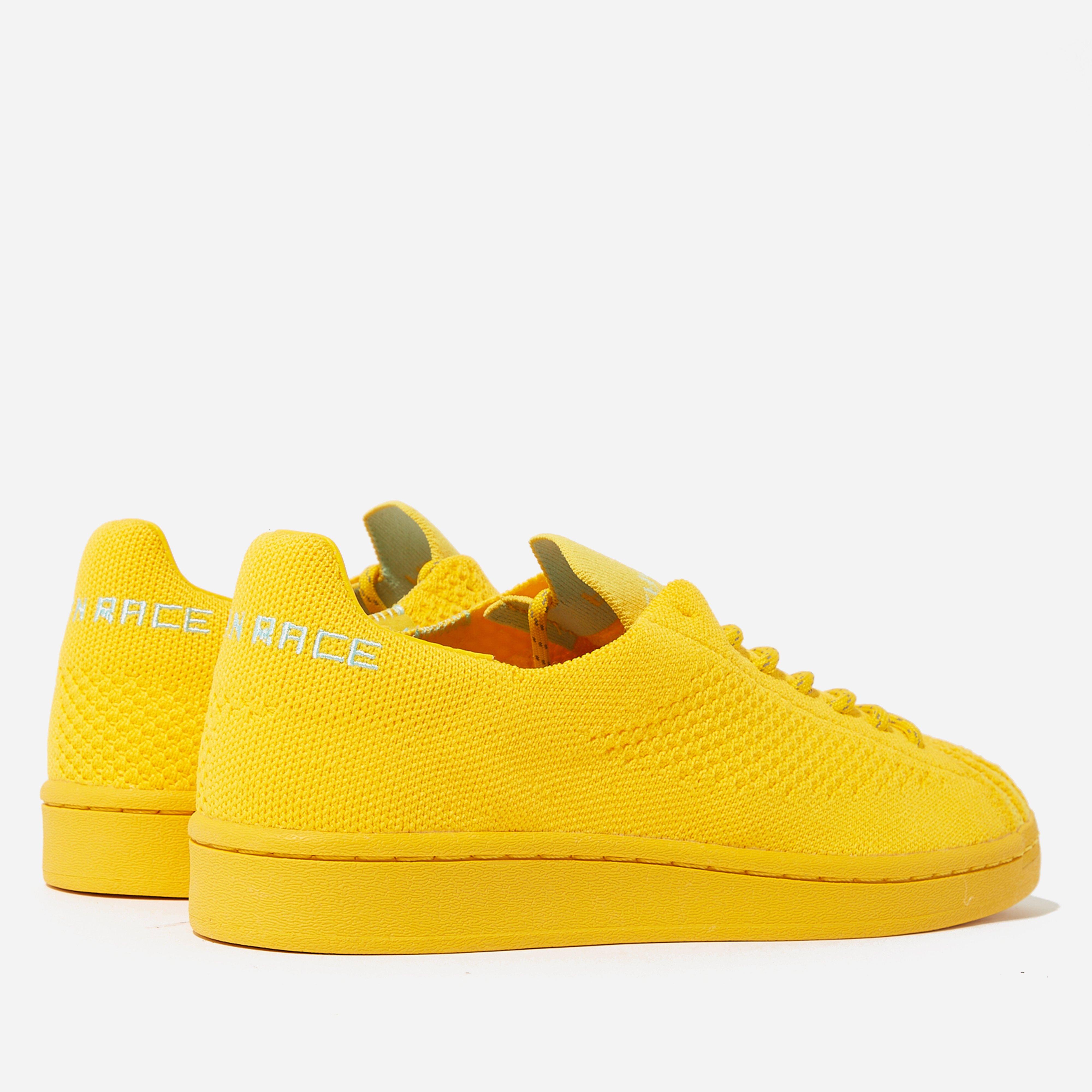 adidas originals superstar primeknit yellow