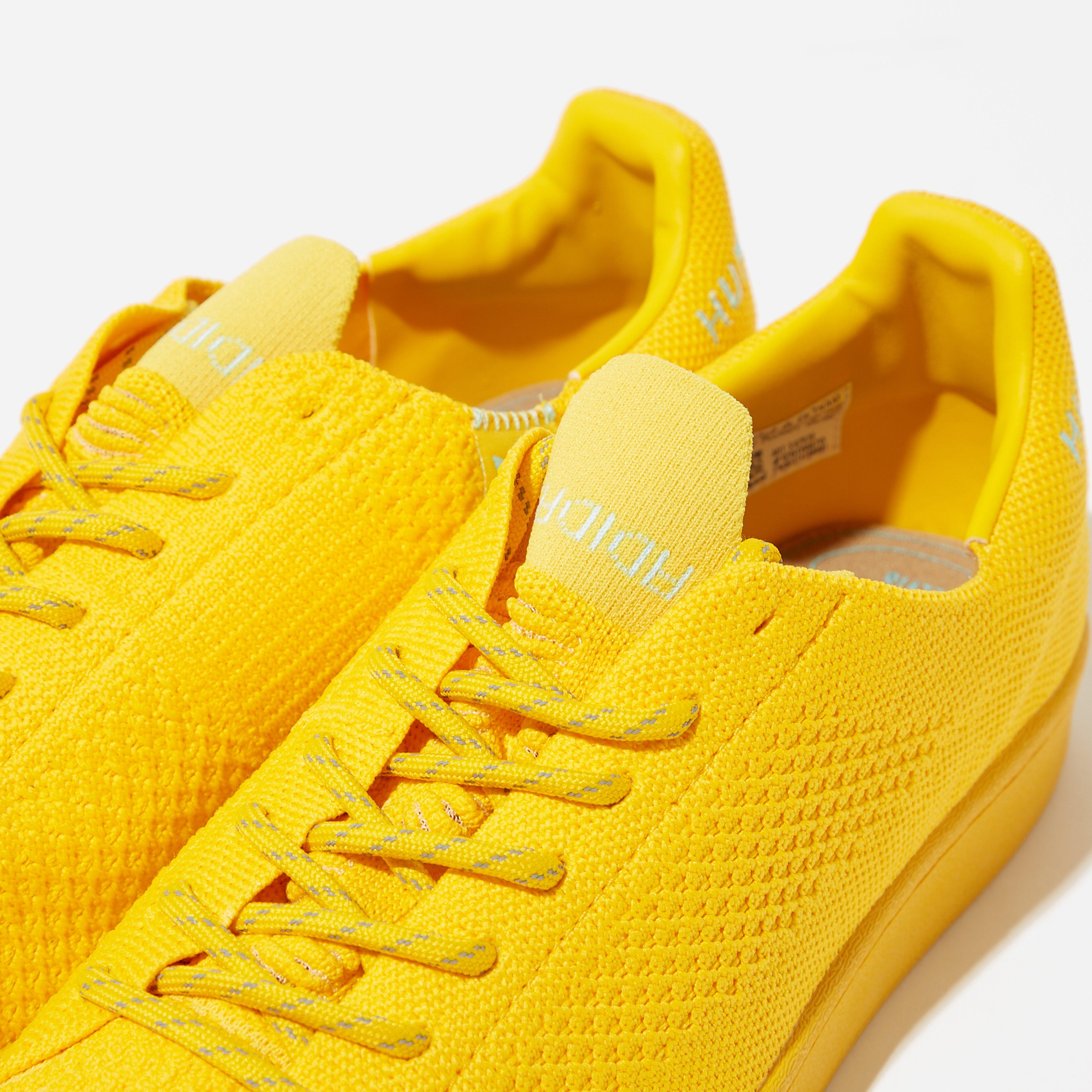 superstar primeknit women yellow