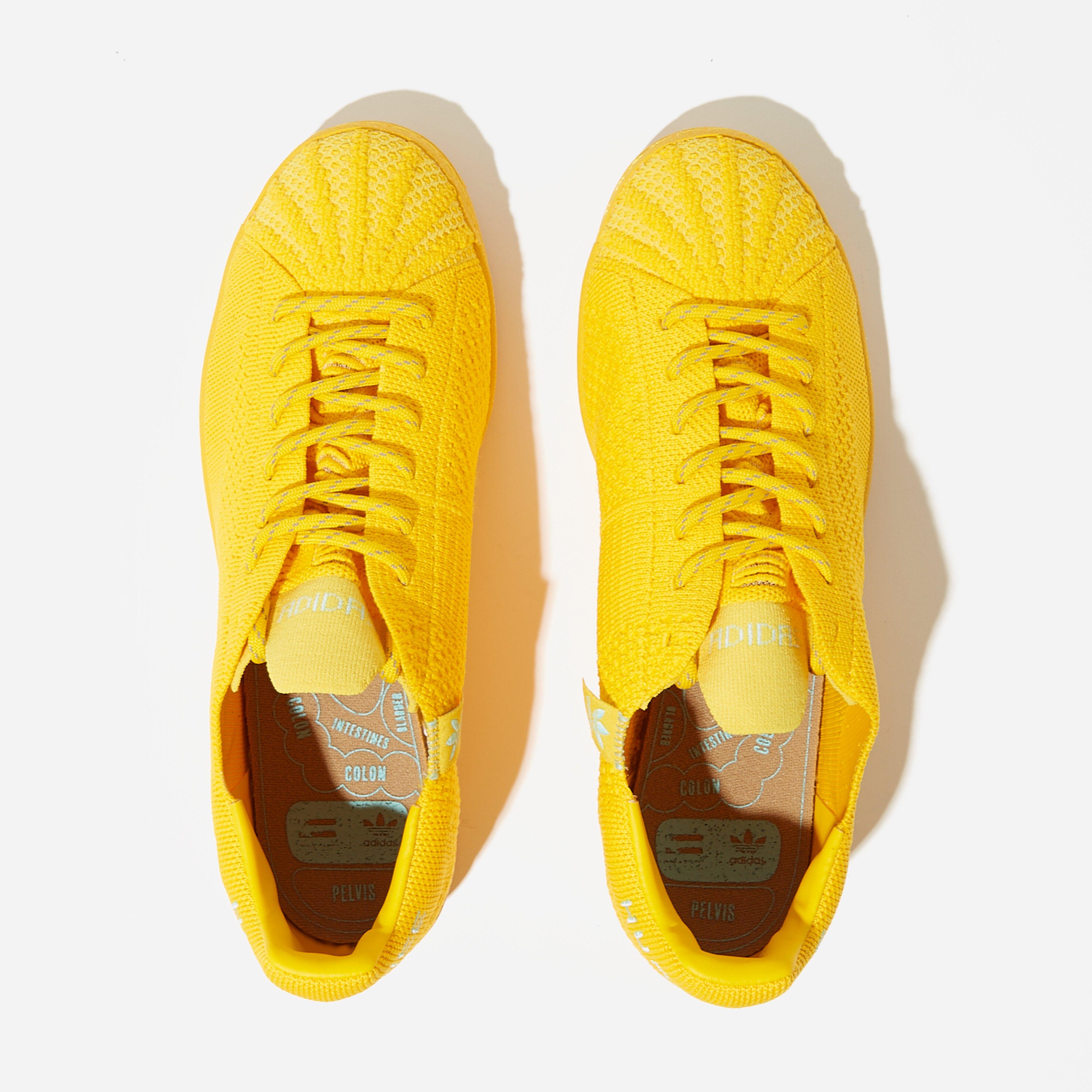 adidas originals superstar primeknit yellow