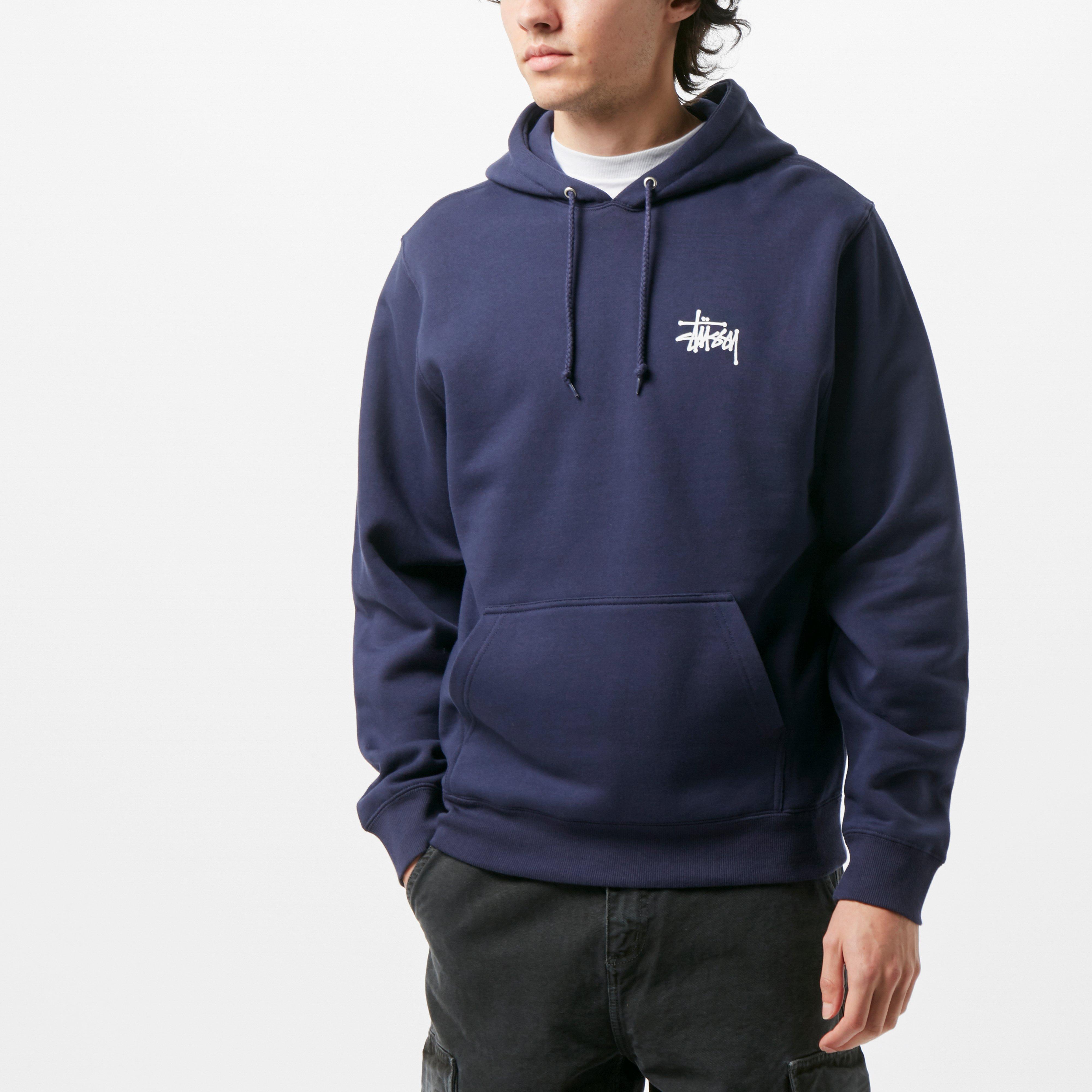 stussy logo hoodie