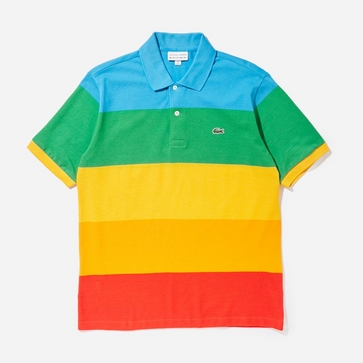 Lacoste x Polaroid Colour Striped Polo Shirt